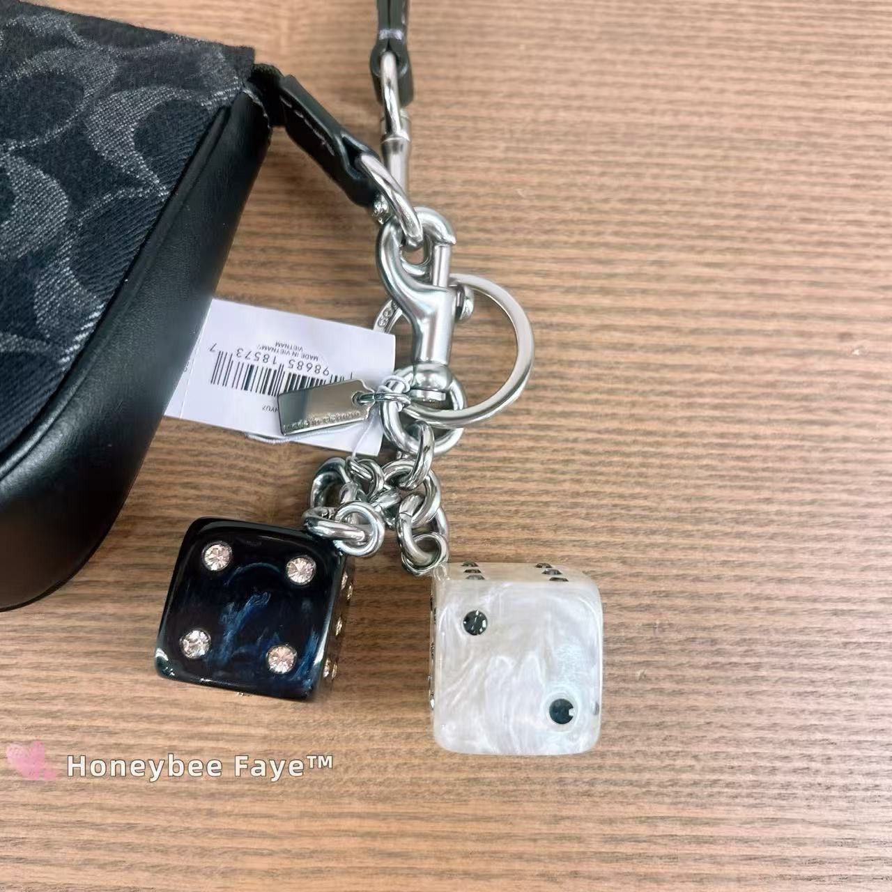 Coach NWT Coach Dice Bag Charm CEA16 Size ONE SIZE - 3 Thumbnail