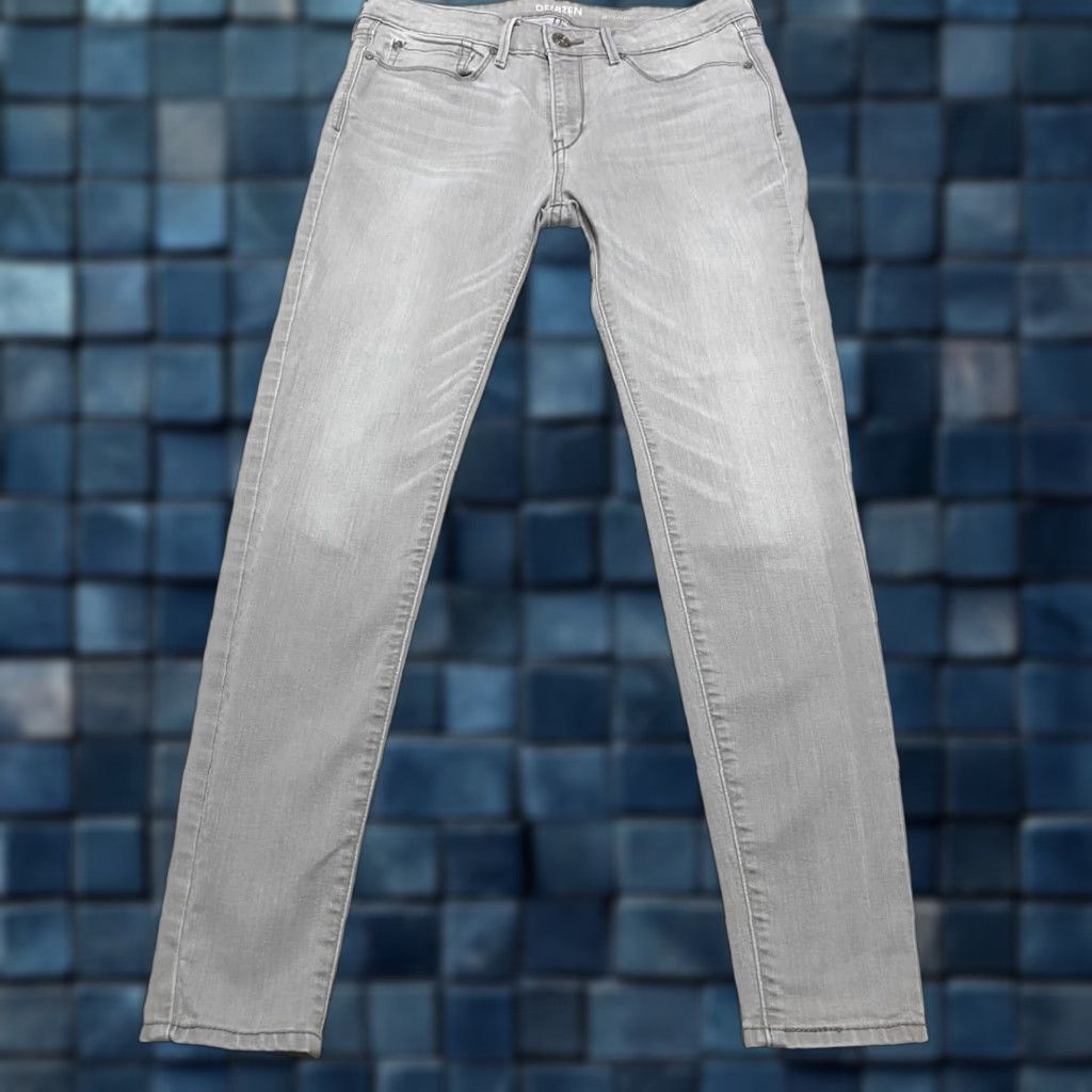 Denizen DENIZEN Levi's Jeans Womens 13 Gray Denim Medium Wash Jegging Mid Rise 5-Pocket Stretch Mens Womens Size 34" / US 12 / IT 48 - 1 Thumbnail