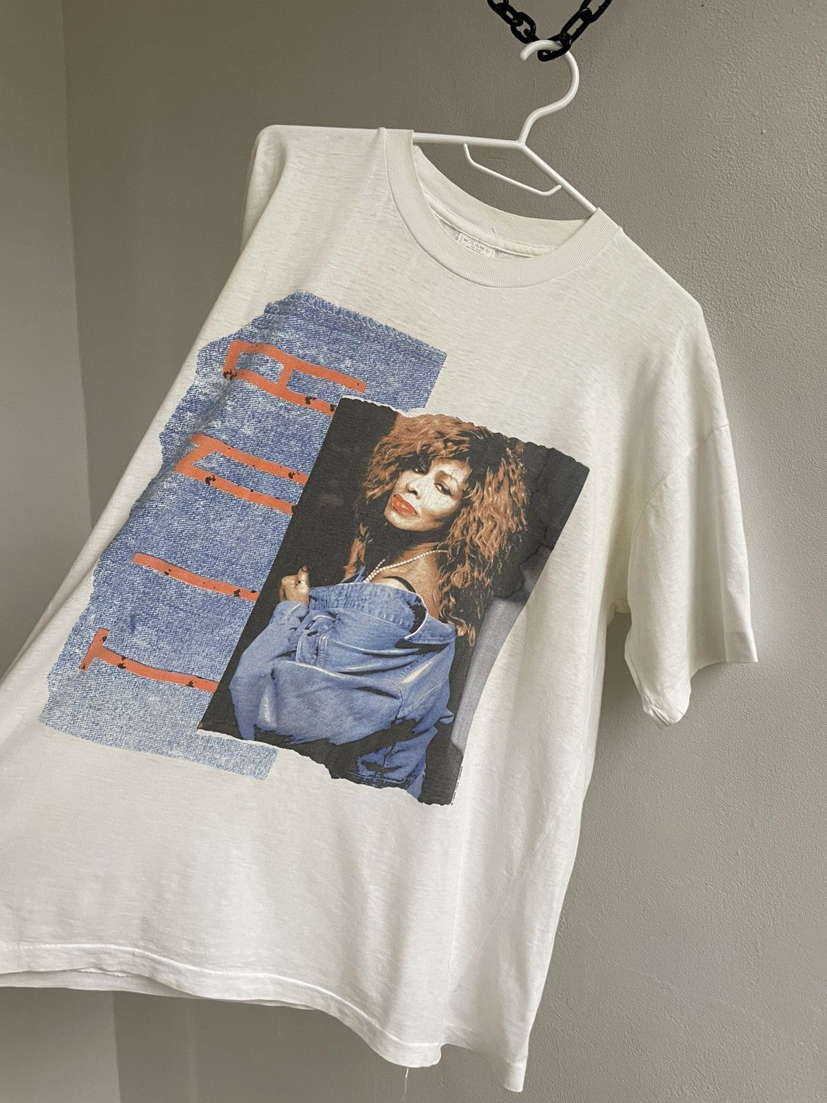 Vintage Tina Turner 1990 Vintage Tour 90s T Shirt Tee Shirt Size US XL / EU 56 / 4 - 5 Thumbnail