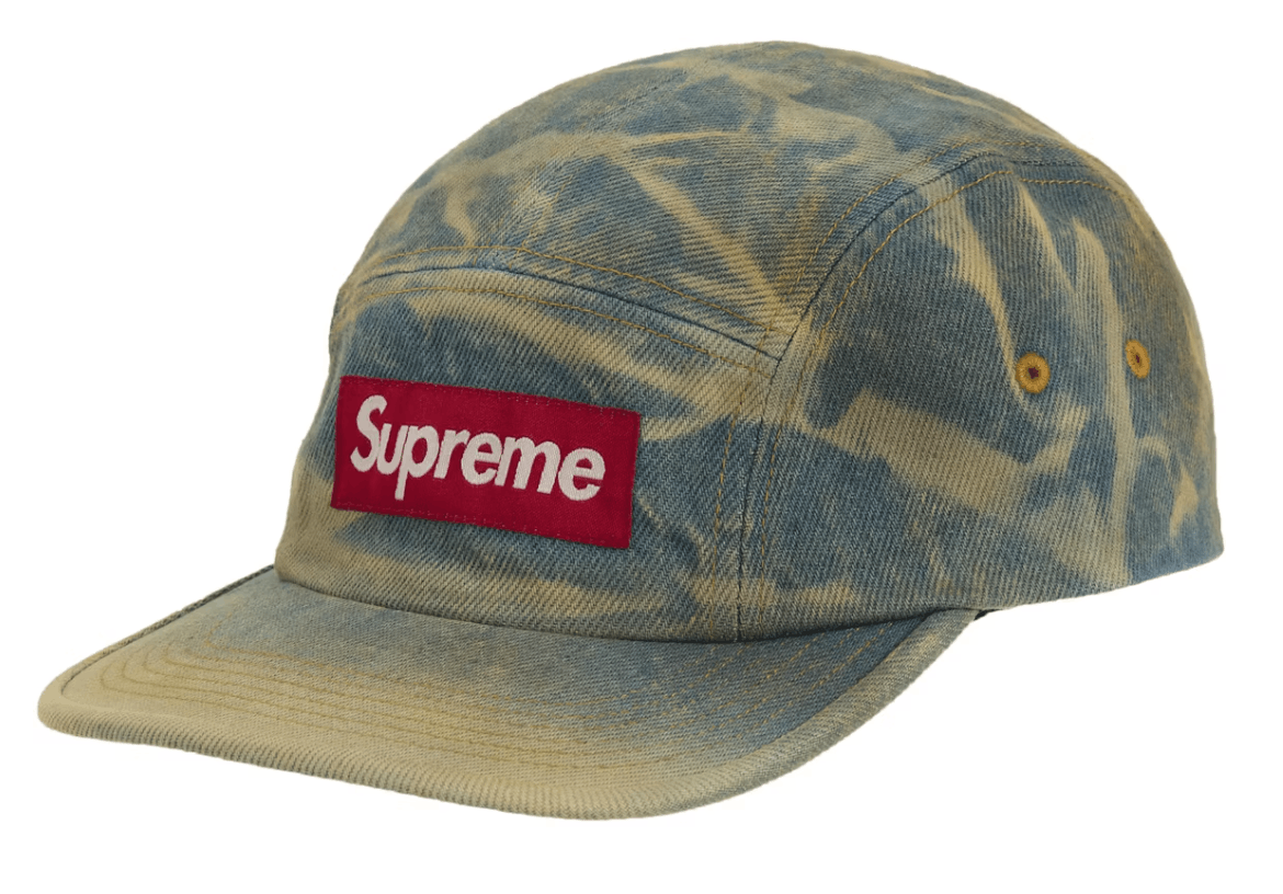 Supreme Supreme Denim Camp Cap (FW25) Washed Indigo Sz Adjustable Size ONE SIZE - 1 Thumbnail
