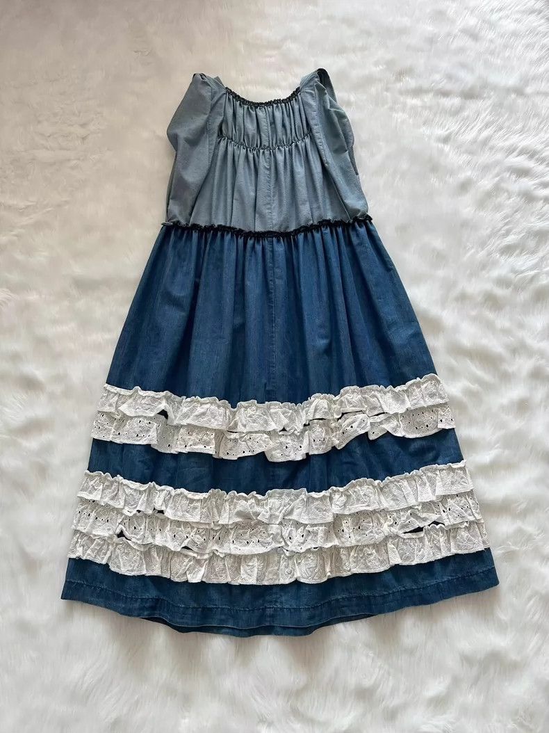 Comme des Garcons Comme Des Garcons Denim Dress Size M / US 6-8 / IT 42-44 - 3 Thumbnail