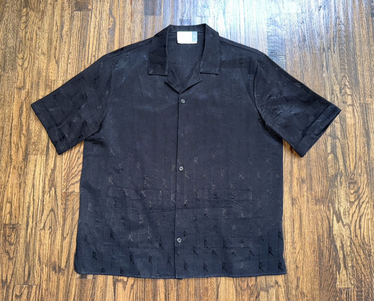 Kith Kith Jacquard Faille Reade Shirt SS23 Black Monogram Large Size US L / EU 52-54 / 3 - 2 Thumbnail