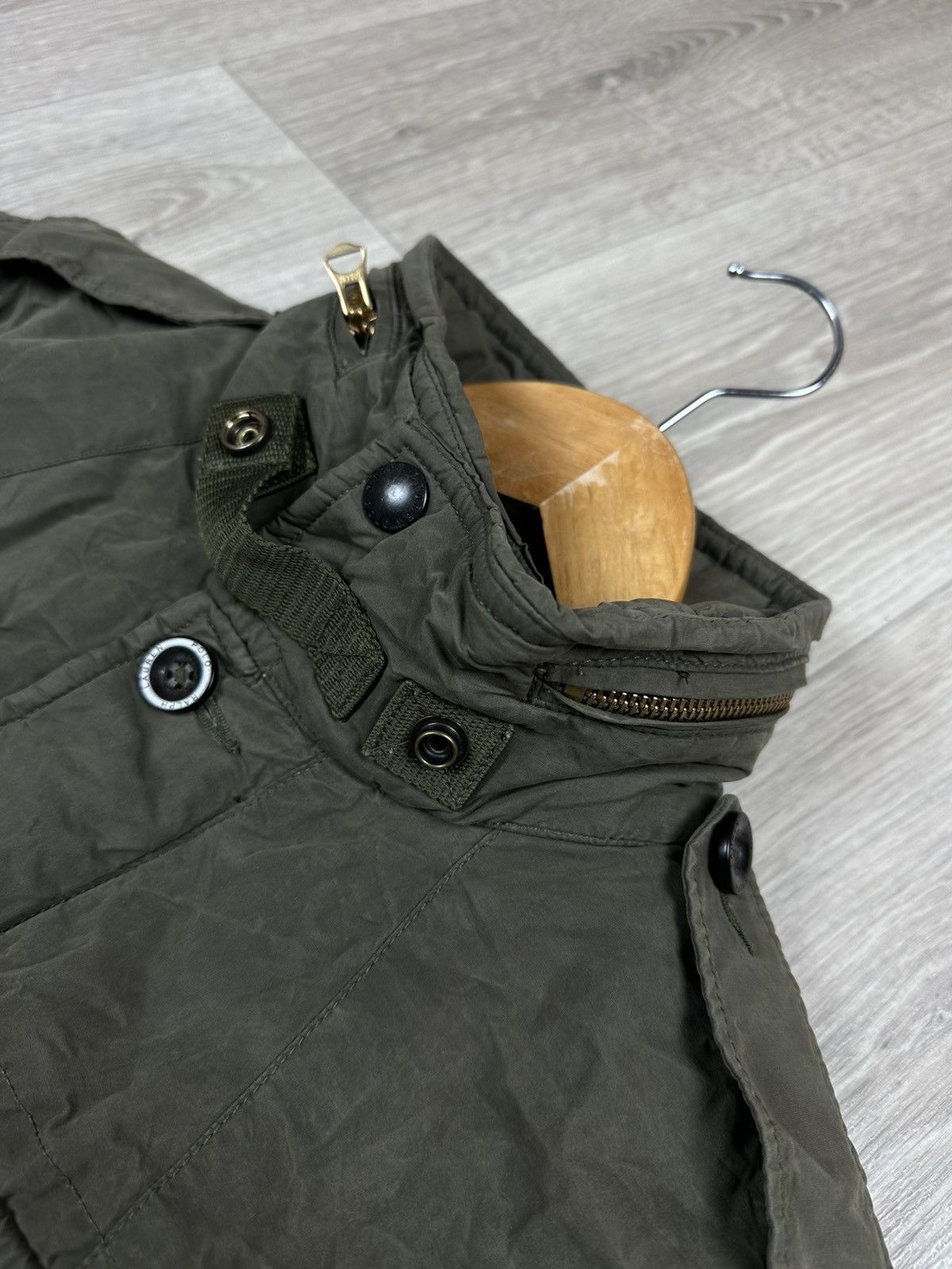 Polo Ralph Lauren Polo Ralph Lauren Military Wax Pocket Olive Jacket Size S Size US S / EU 44-46 / 1 - 6 Thumbnail