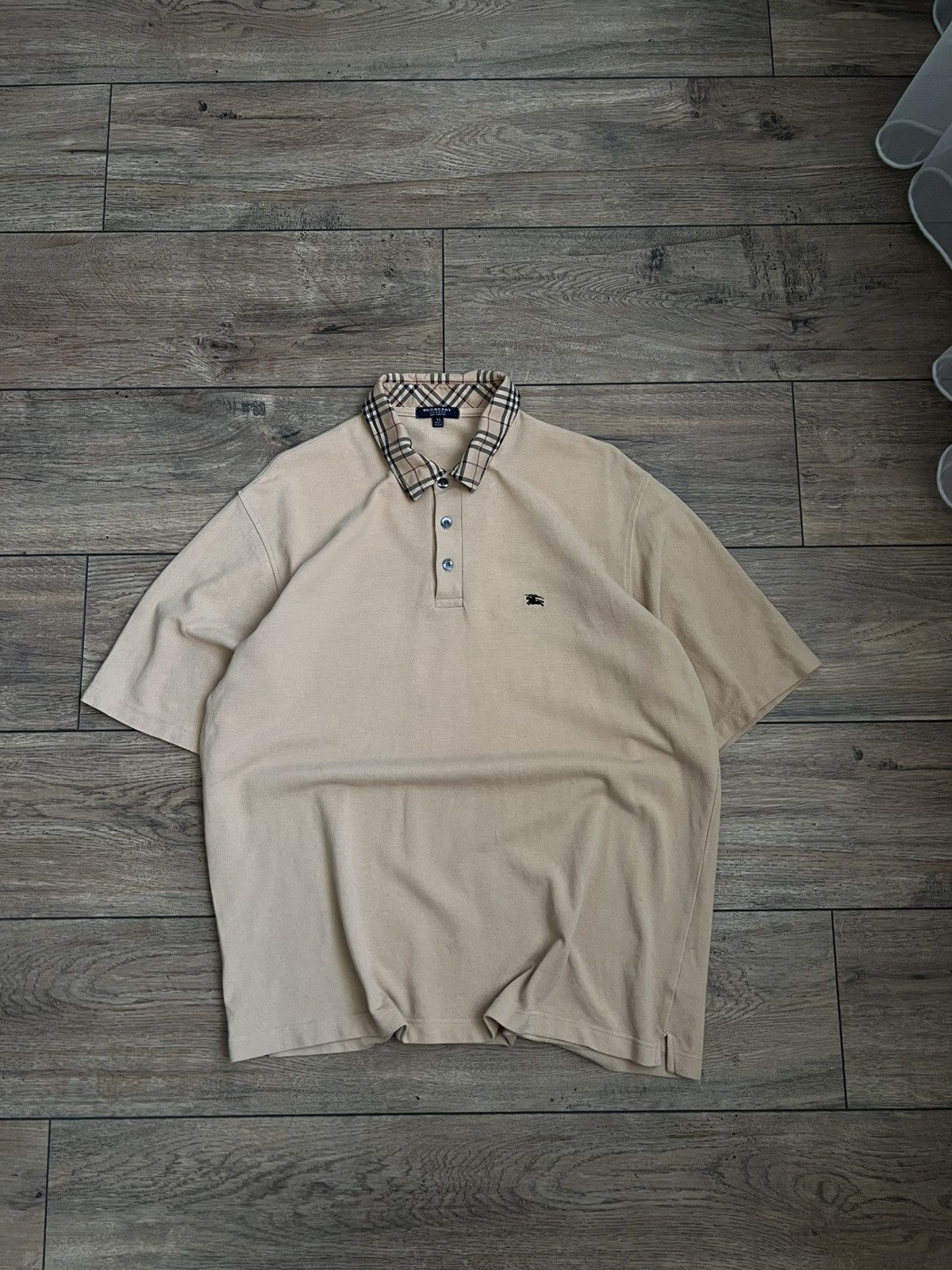 Burberry Vintage Burberry London Nova Check Polo Size US XL / EU 56 / 4 - 1 Thumbnail