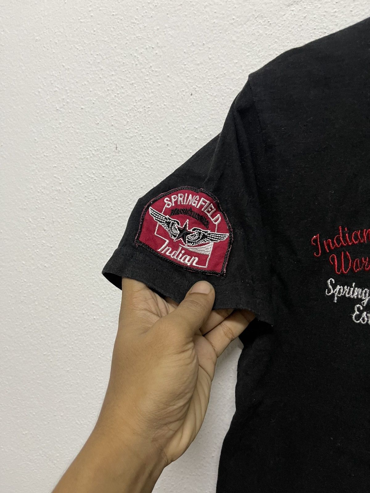 Indian Motorcycle × Vintage 2000s INDIAN MOTORCYCLE POLO SHIRT RARE DESIGN Size M / US 6-8 / IT 42-44 - 5 Thumbnail
