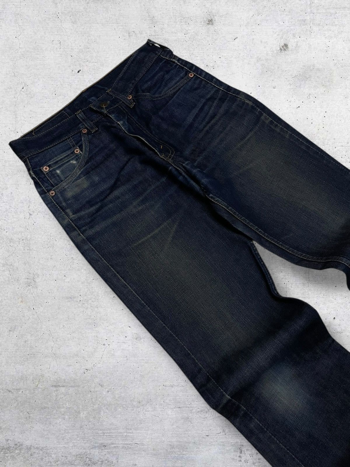Levi's Vintage Clothing VINTAGE 517 LEVIS 90S DESIGNER USA FLARED DISTRESSED DENIM Size US 28 / EU 44 - 7 Thumbnail
