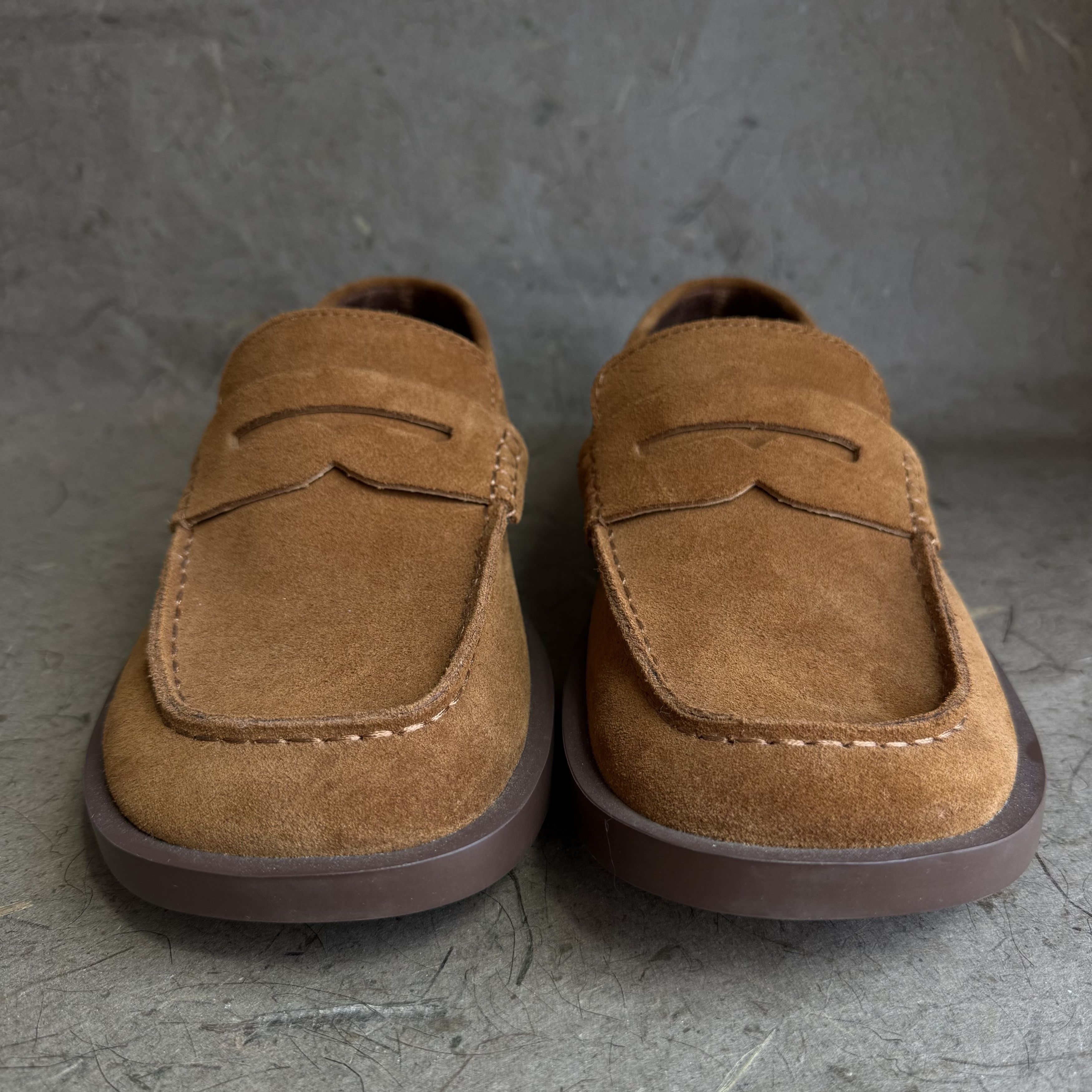 Camper Camper Don loafers in brown nubuck Size US 9 / EU 42 - 1 Thumbnail