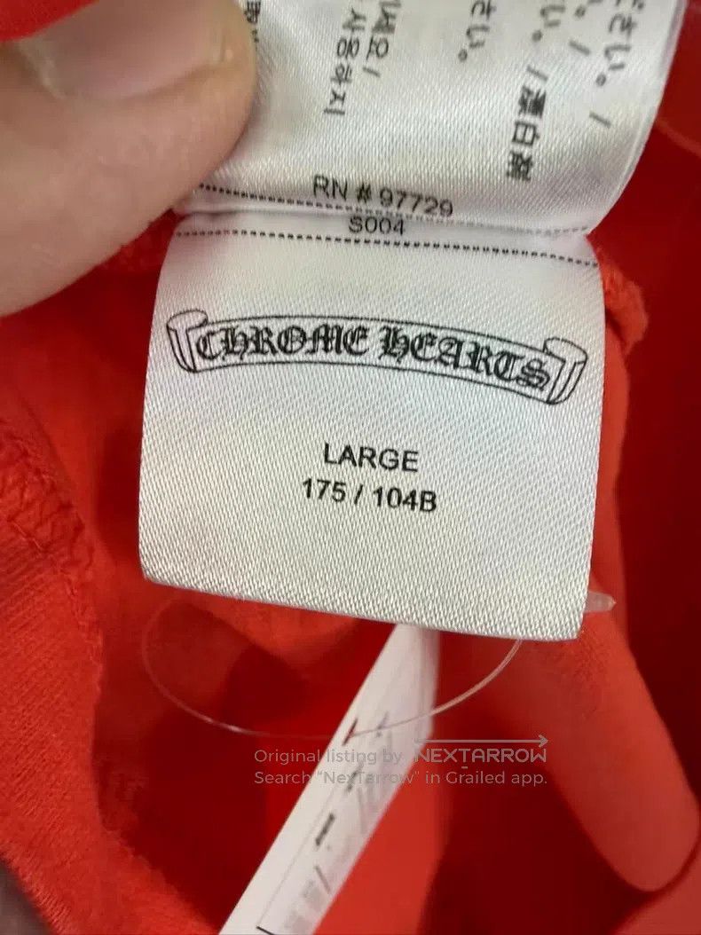 Chrome Hearts CHROME HEARTS Size L Red graffiti long sleeves Size US L / EU 52-54 / 3 - 8 Thumbnail