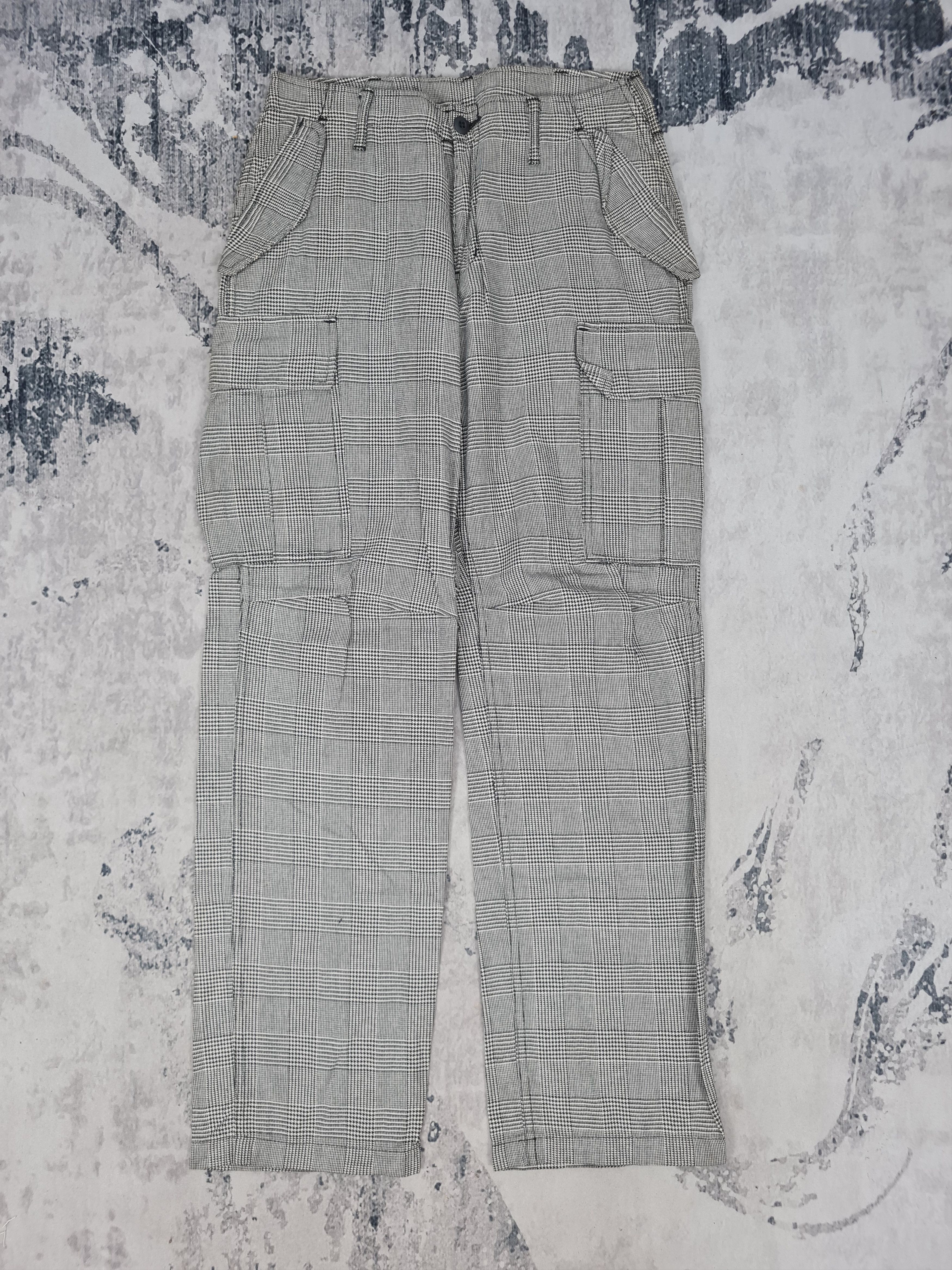 image of Cargo Plaid Checked Pants 30X31 Jb0183 in Checkered, Men's