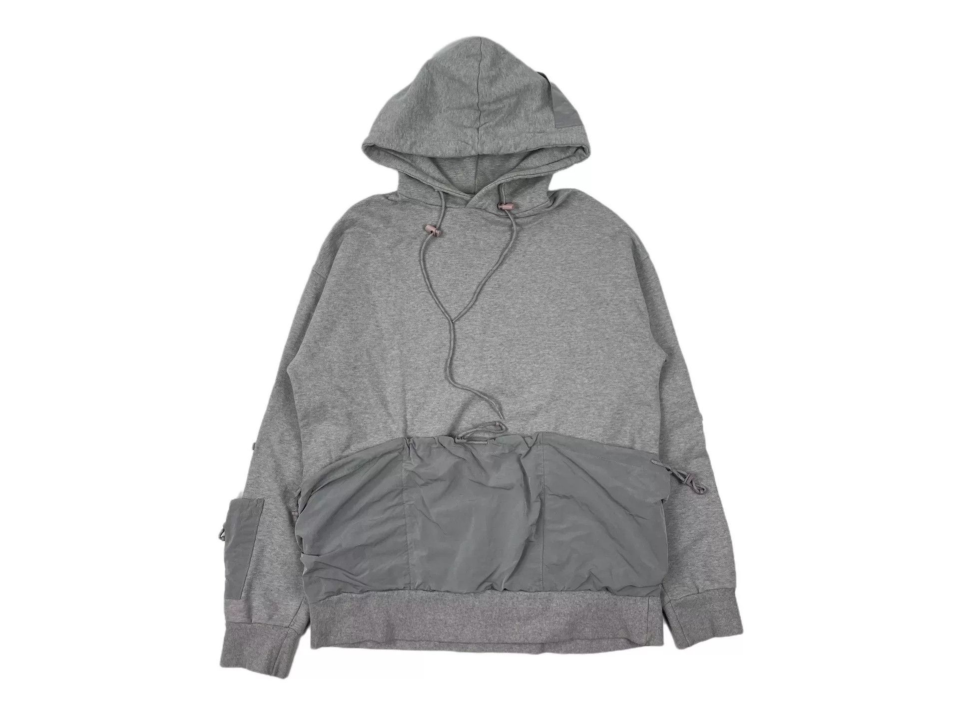 POST ARCHIVE FACTION (PAF) PAF FW18 Multi-Pocket Gray Hoodie Size US L / EU 52-54 / 3 - 1 Thumbnail