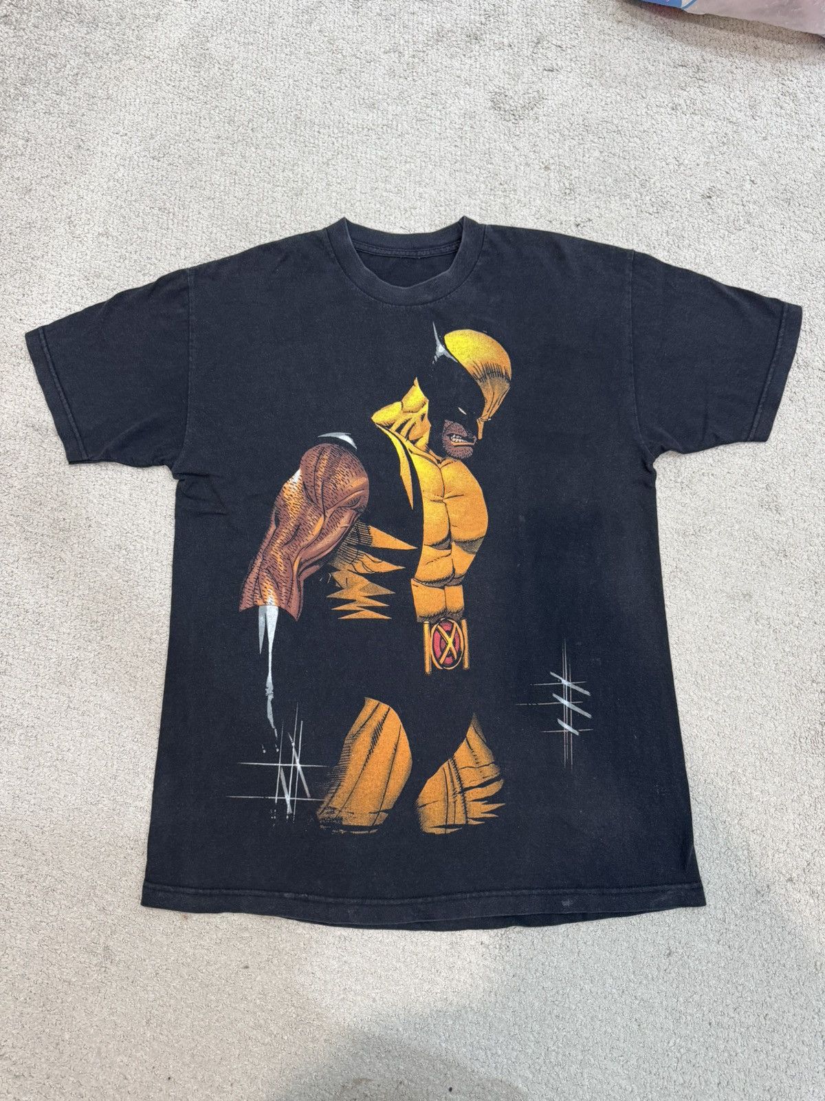Wolverine Final Drop💥Vintage Wolverine X-Men Marvel Big Photo Size US L / EU 52-54 / 3 - 1 Thumbnail