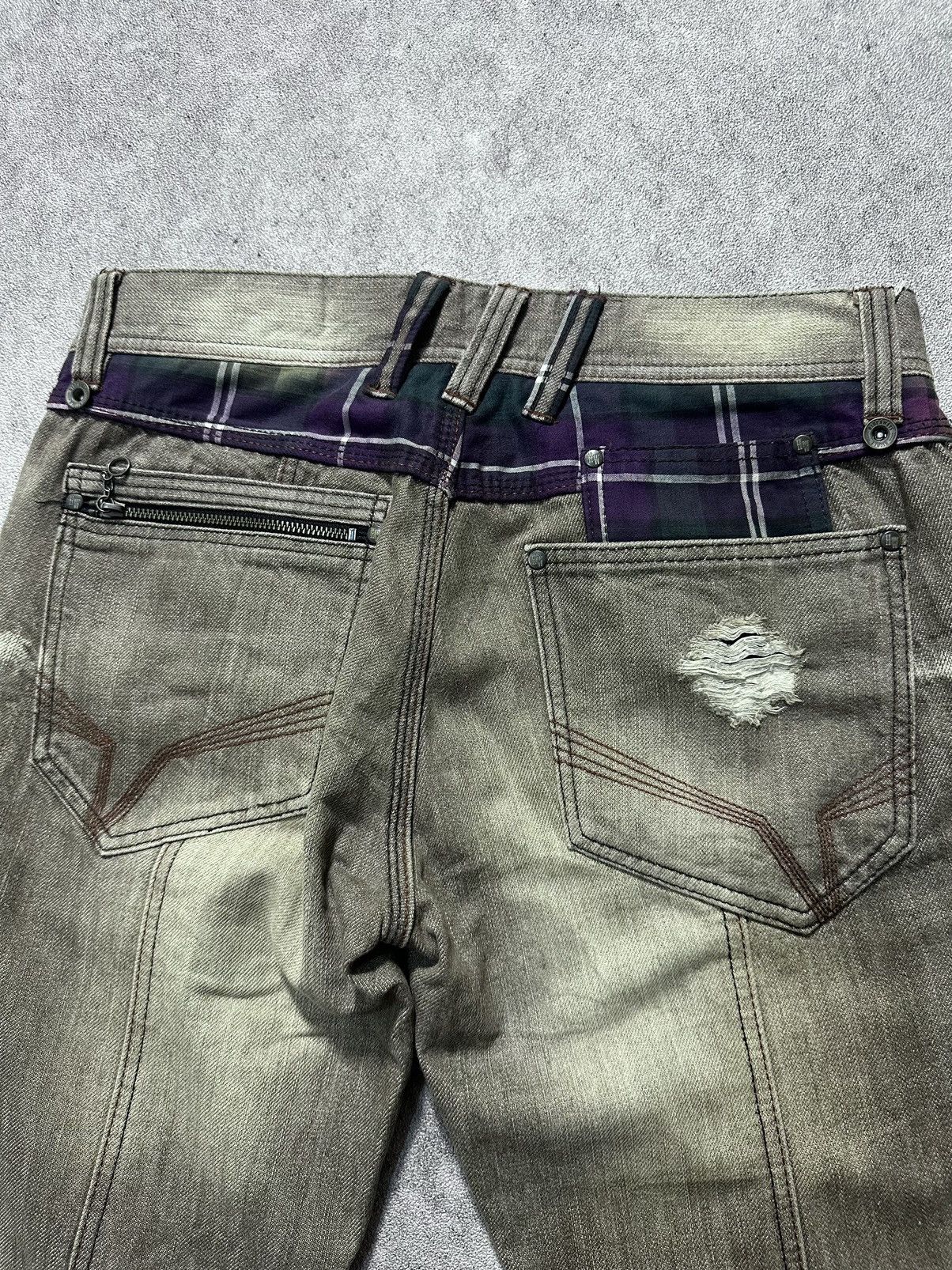If Six Was Nine Japanes Hide Away Nicole Flared Jeans Size US 32 / EU 48 - 8 Thumbnail