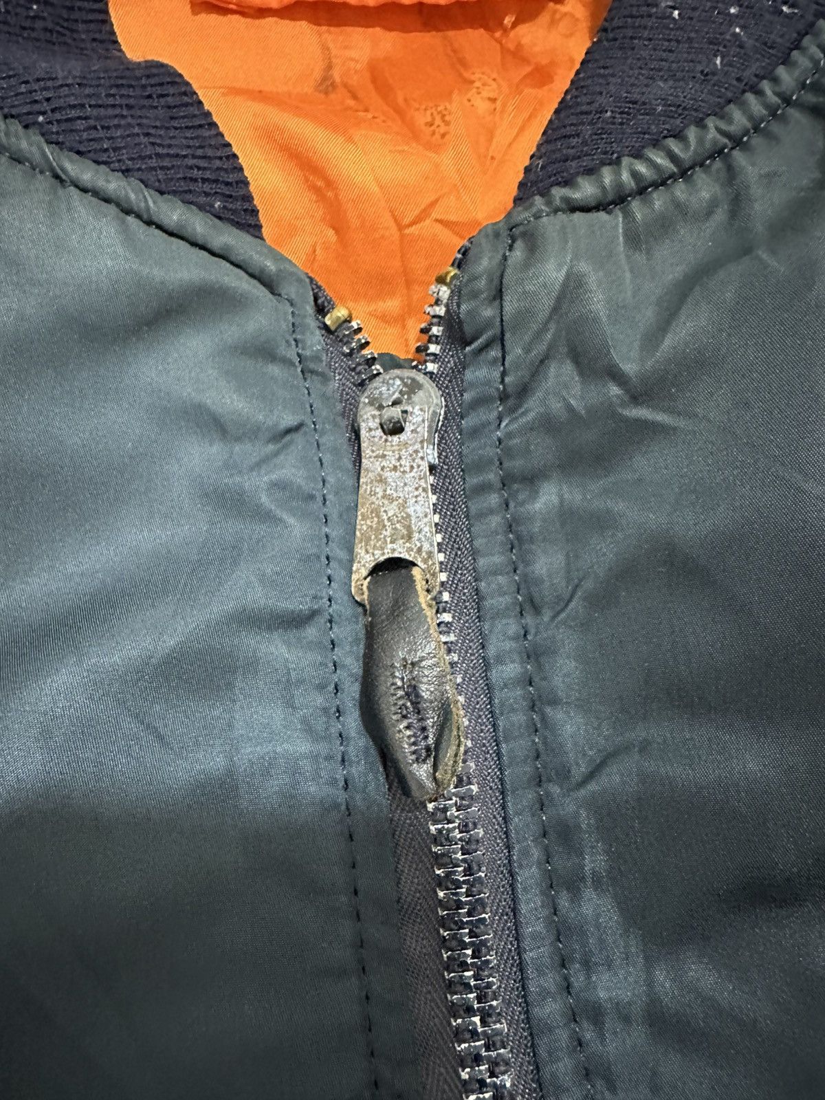 Alpha Industries Vintage 90’s ALPHA INDUSTRIES MA-1 Flight Jacket Design Size US XL / EU 56 / 4 - 7 Thumbnail