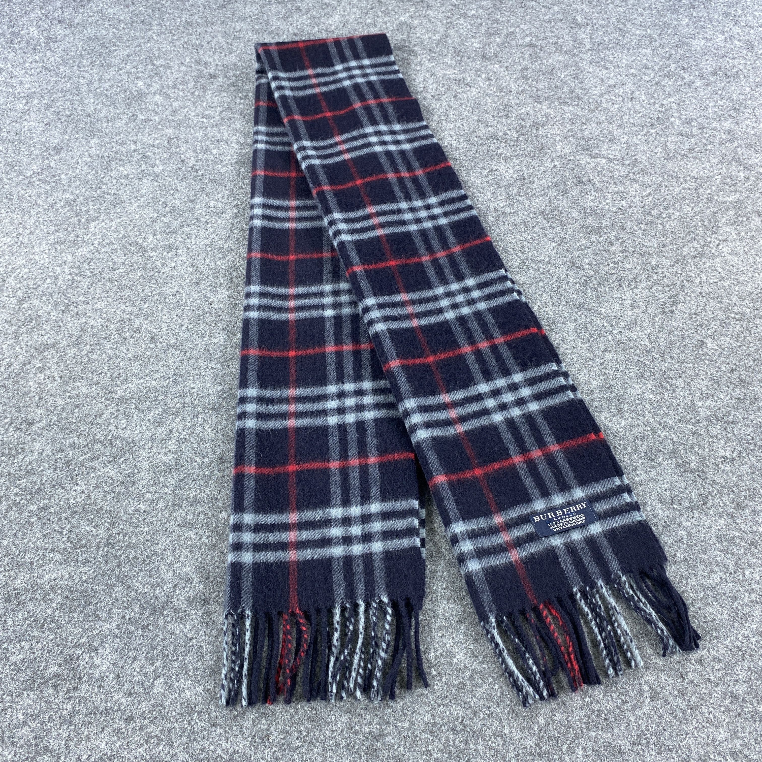 Burberry × Vintage GF10580 Burberry Scarf Neck Wear Muffler Nova Check Size ONE SIZE - 1 Thumbnail