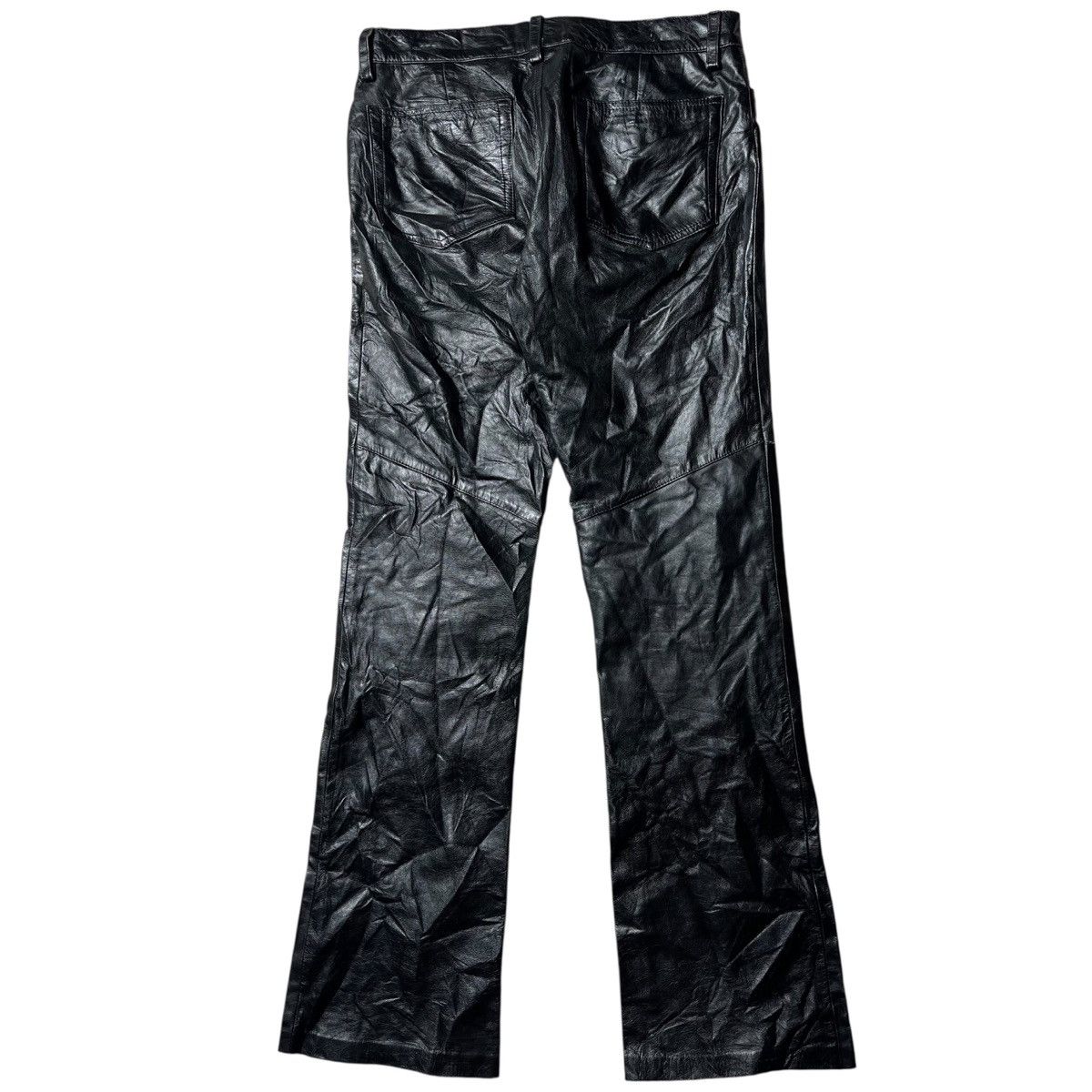 Genuine Leather Vintage GAP Lether Bootcut Flared Pants Size US 30 / EU 46 - 11 Thumbnail
