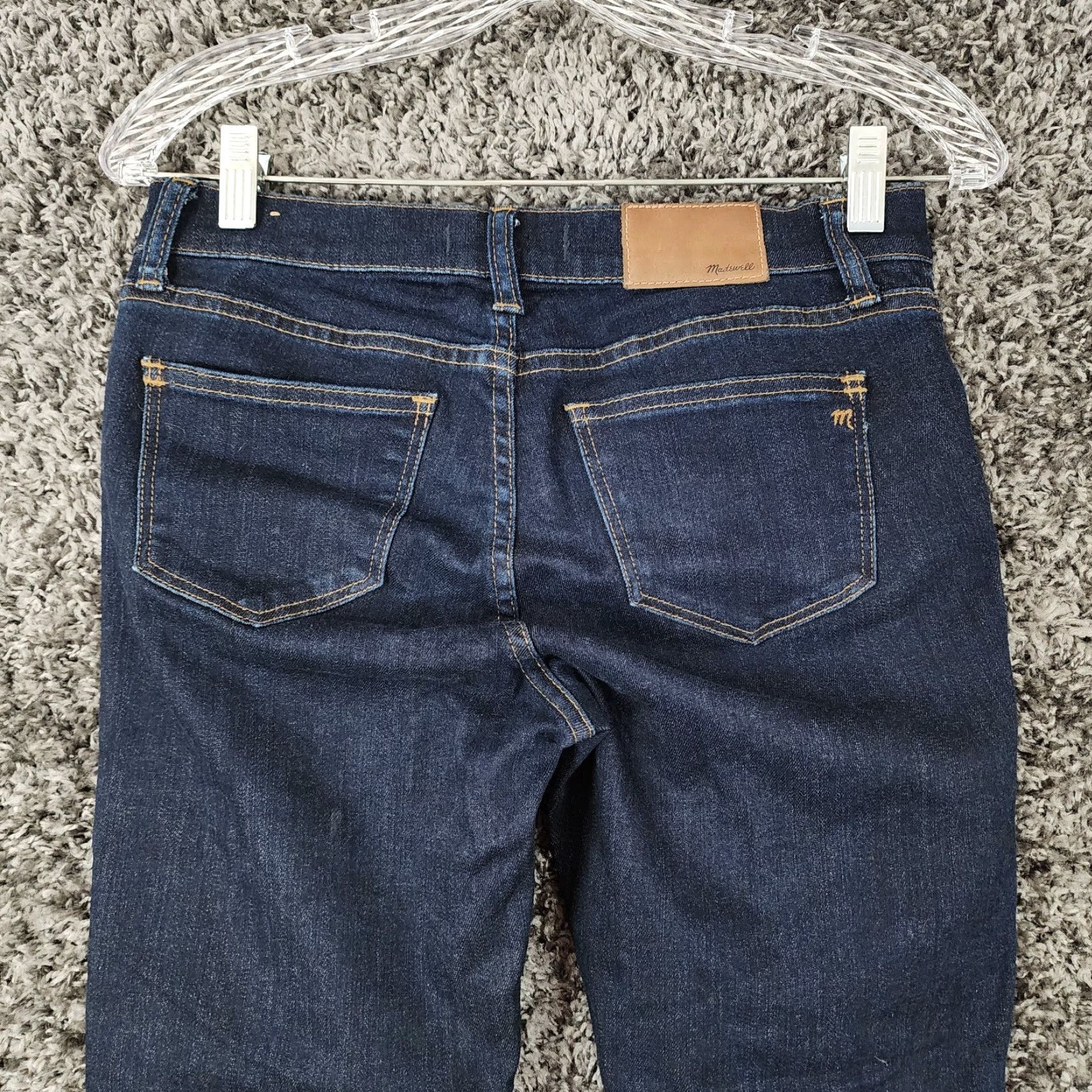 Madewell MADewell Womens Dark Wash Skinny Jeans Size 27 Blue Regular Size 27" / US 4 / IT 40 - 7 Thumbnail