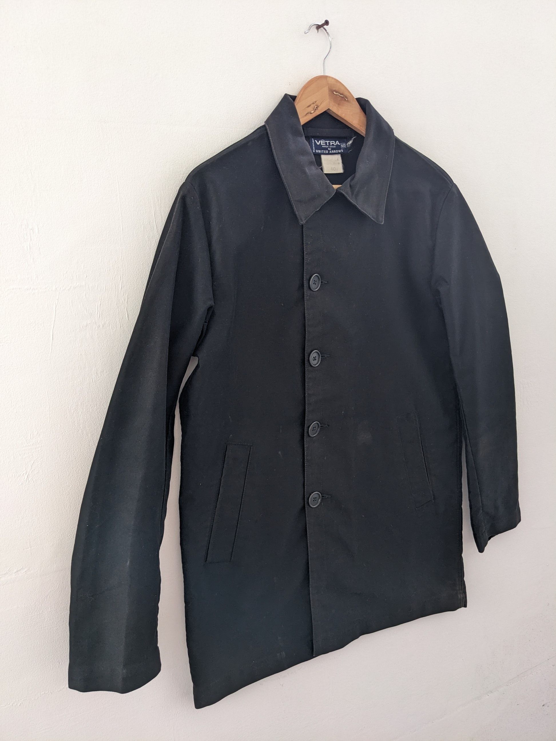 United Arrows × Vetra × Vintage Vetra Marque Deposee For United Arrows Coat Black Size M / US 6-8 / IT 42-44 - 3 Thumbnail