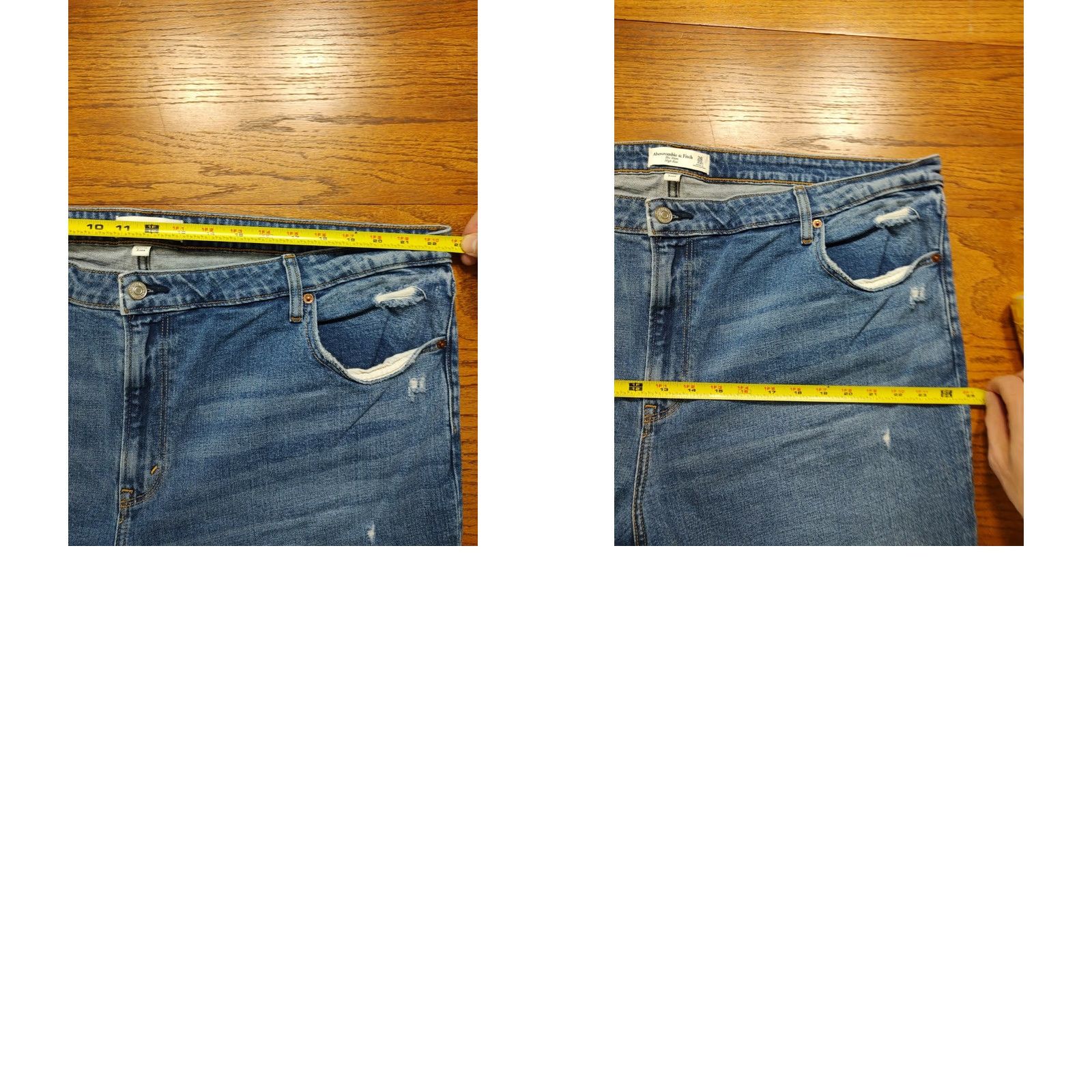 Abercrombie & Fitch Abercrombie & Fitch Jeans Women 36 Regular 24 Blue Distressed 5-Pocket Zip Mom High Rise 13 In Inseam Denim Cotton Blend Medium Wash Size 25" / US 0 / IT 36 - 9 Thumbnail