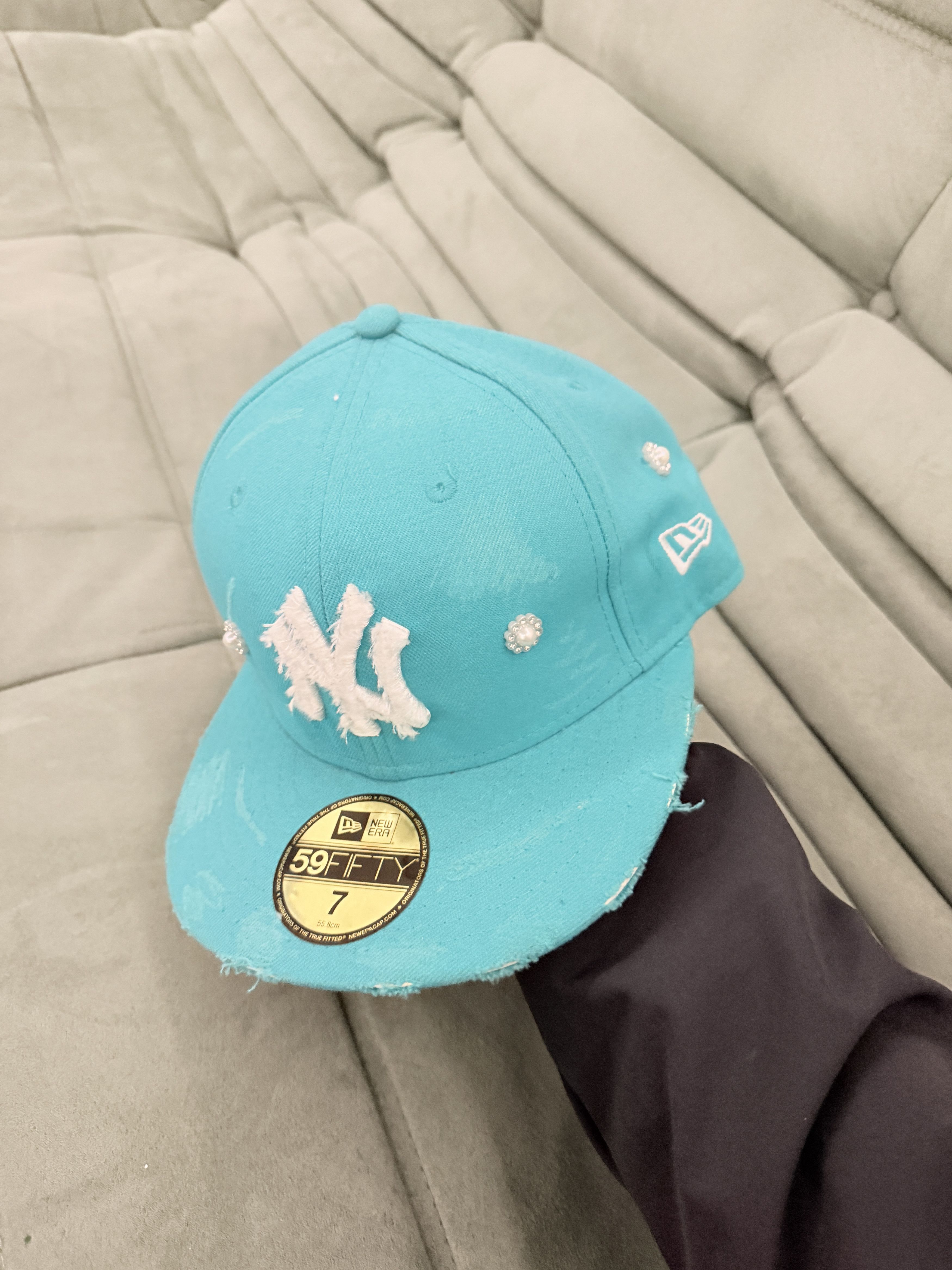 New Era New era nyc distressed custom 1of1 cap Size ONE SIZE - 1 Thumbnail