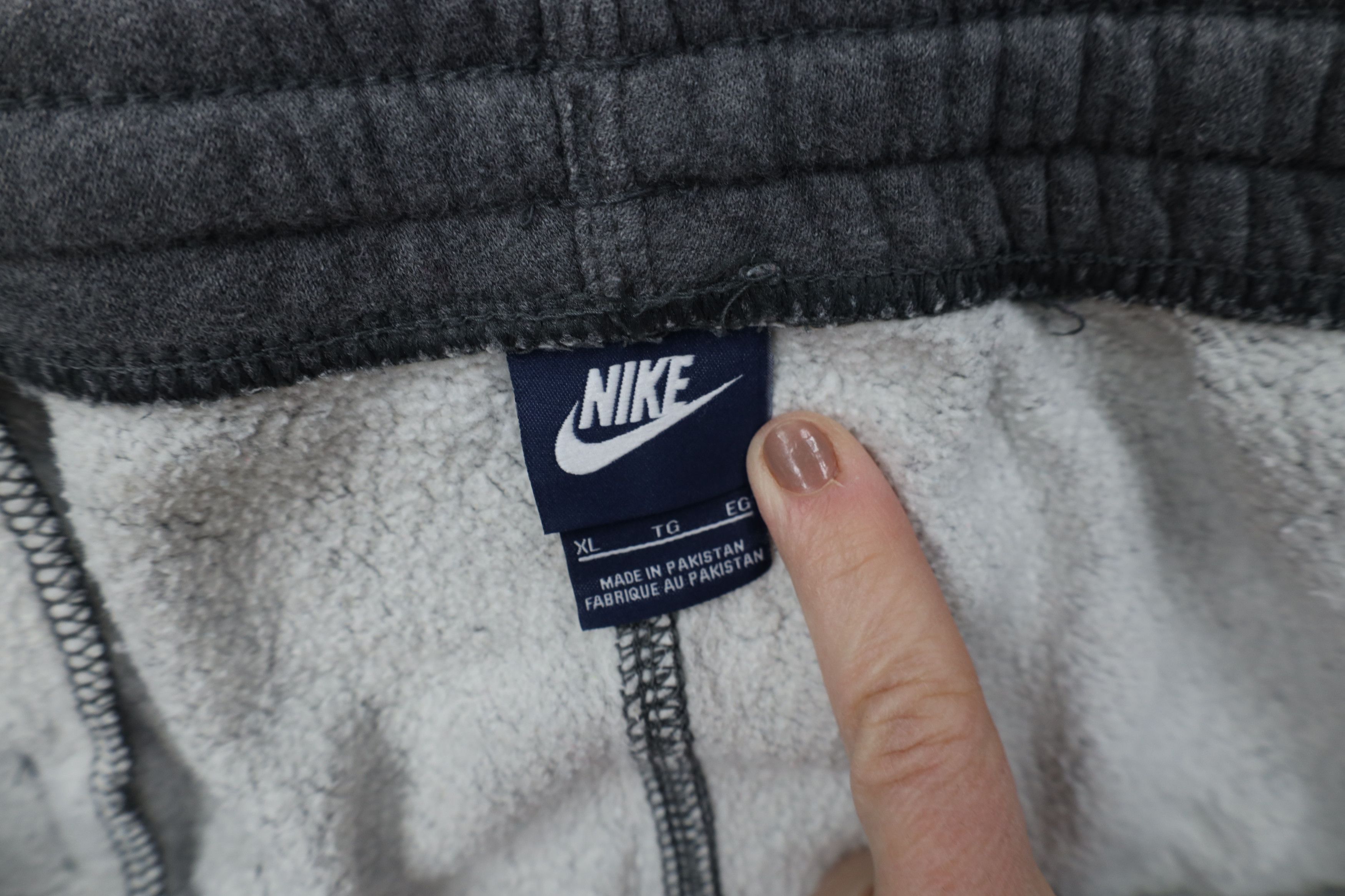Nike Vintage Nike Mini Swoosh Wide Leg Sweatpants Pants Gray Size US 38 / EU 54 - 10 Thumbnail