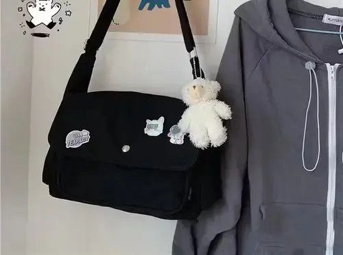 Other Canvas Handbags Japanese School Shoulder Harajuku Size ONE SIZE - 4 Thumbnail