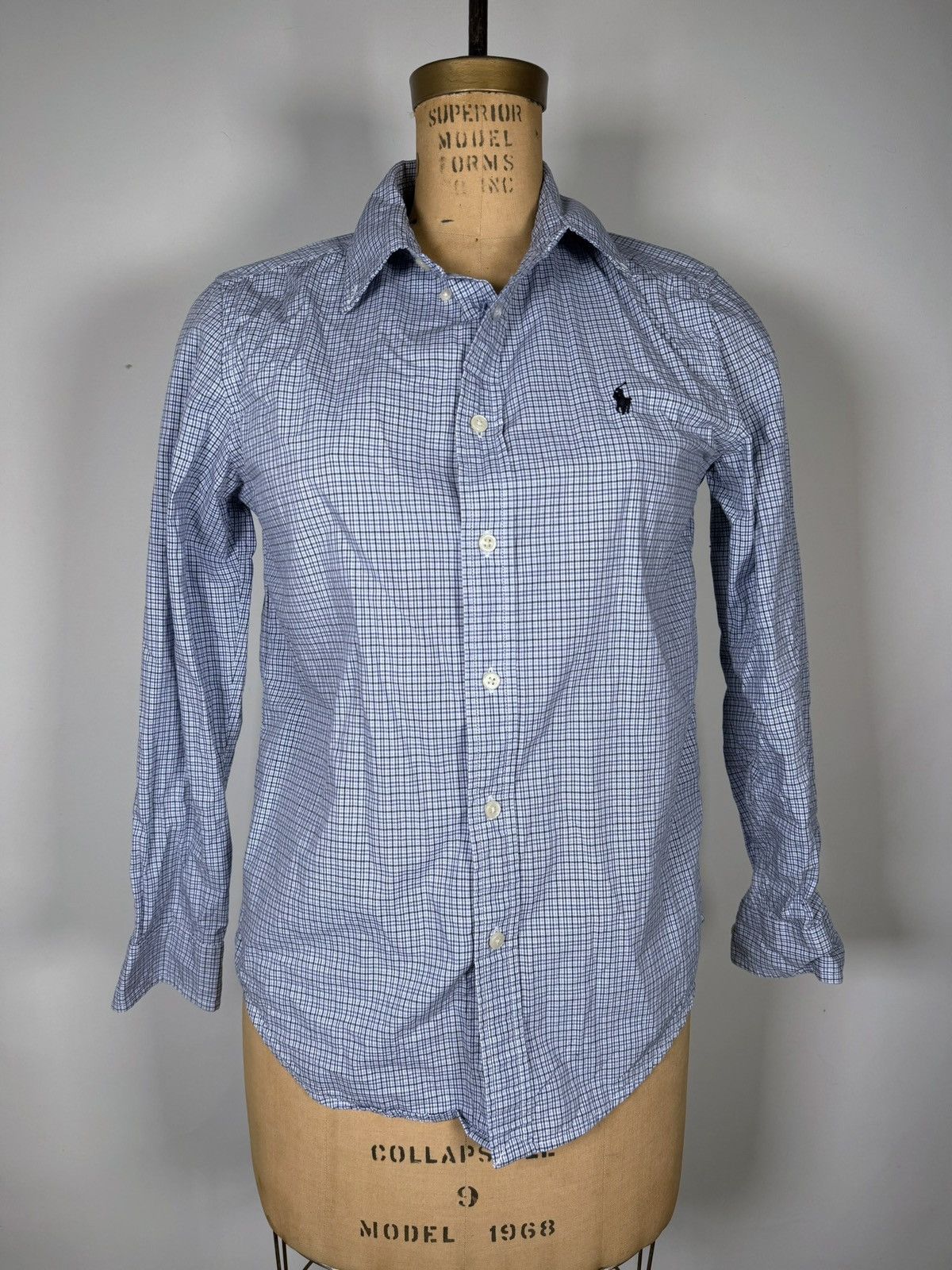 Polo Ralph Lauren Vintage Polo Ralph Lauren Checkered Kid's Button Up Shirt Size US S / EU 44-46 / 1 - 1 Thumbnail