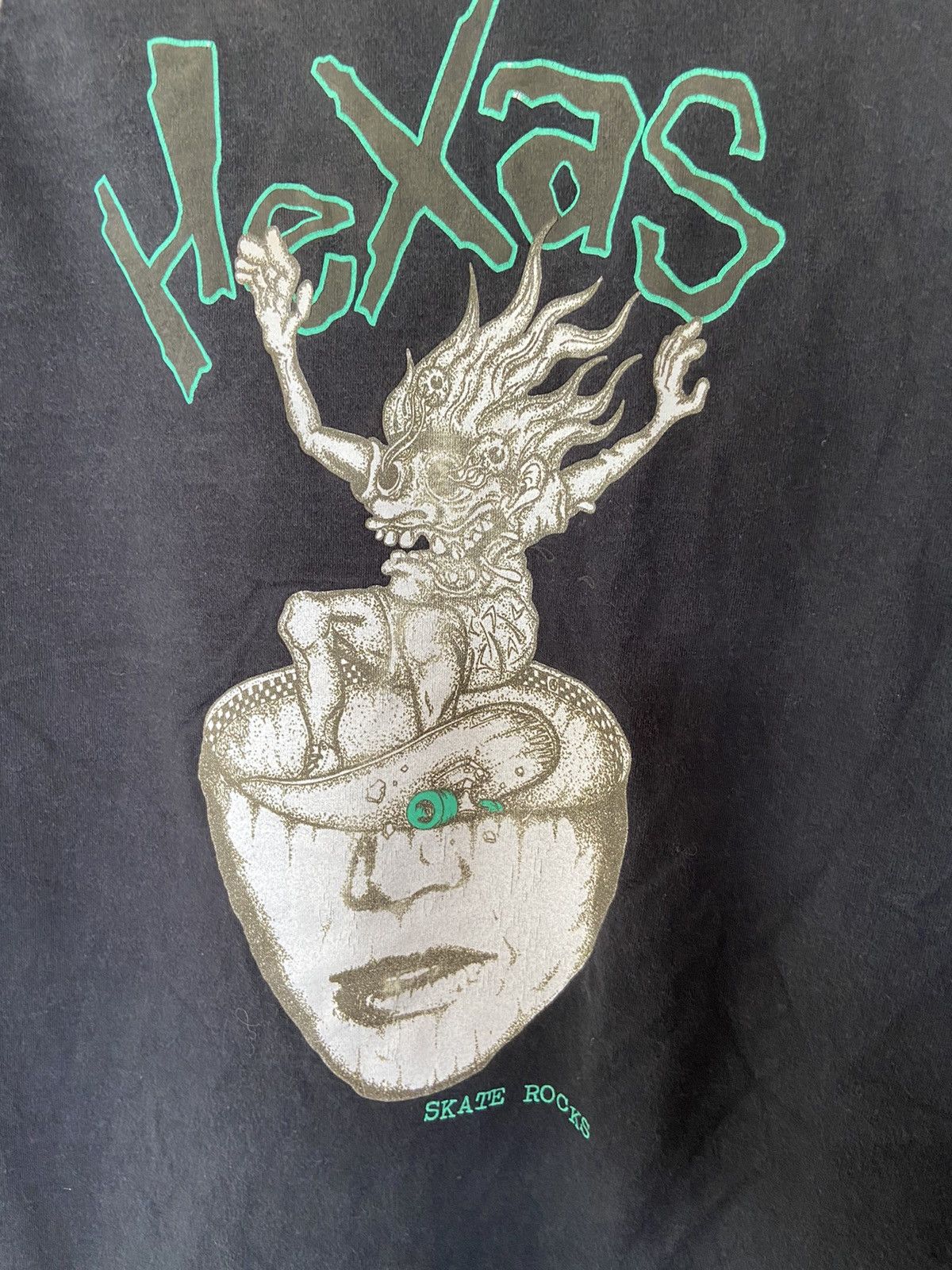 Powell Peralta Vintage Haxes t shirt Skate Rocks skulls powel peralta Size US L / EU 52-54 / 3 - 5 Thumbnail