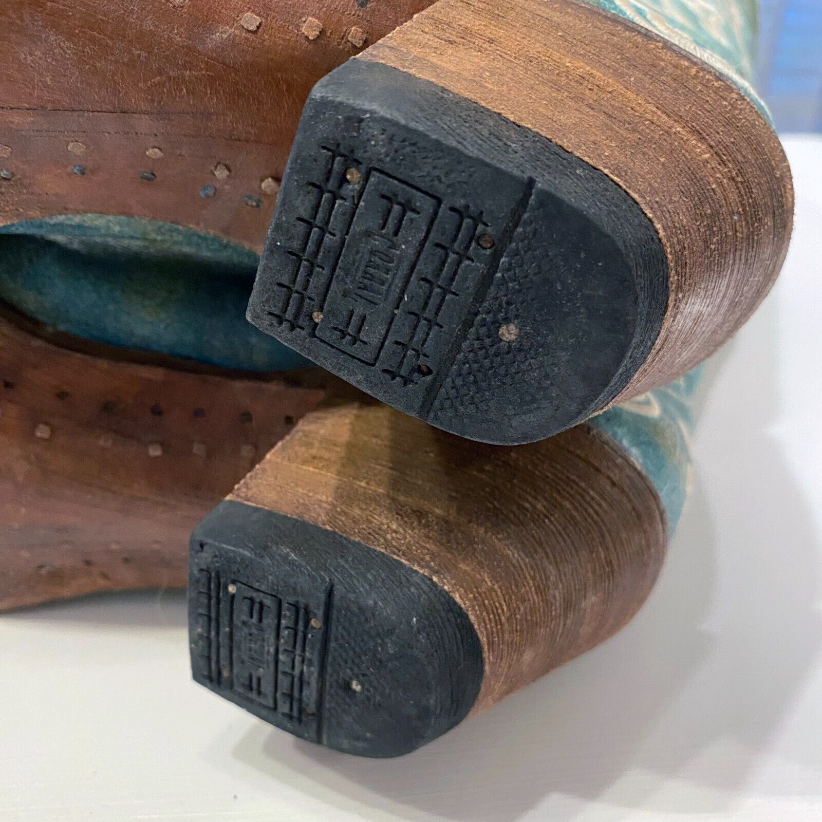Corral Corral Turquoise Blue Cortez Cowboy Boots Style R1973 9.5 M Size US 9.5 / IT 39.5 - 11 Thumbnail