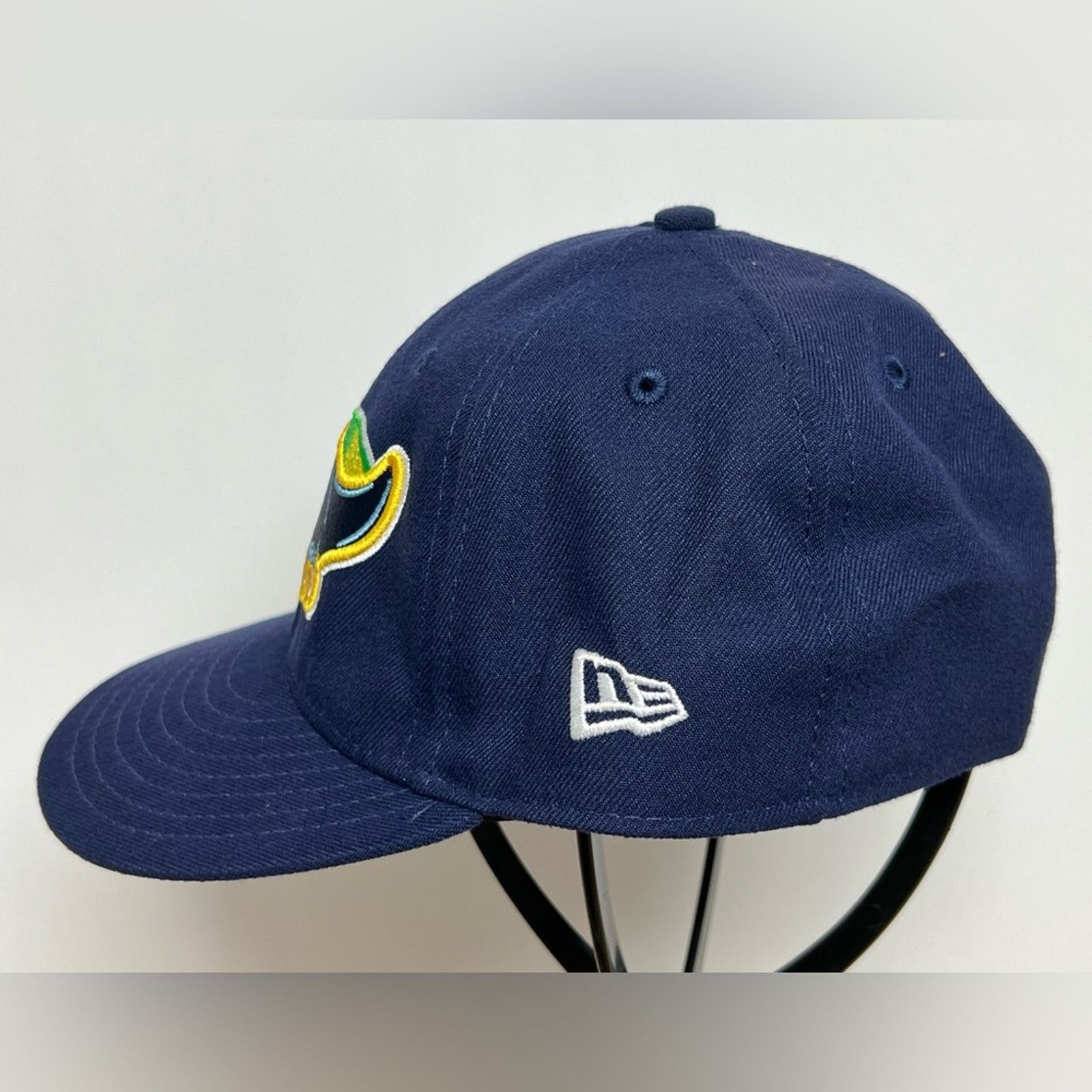 New Era Tampa Bay Rays Hat New Era 59Fifty On Field Fitted 7 1/2 Size ONE SIZE - 2 Thumbnail