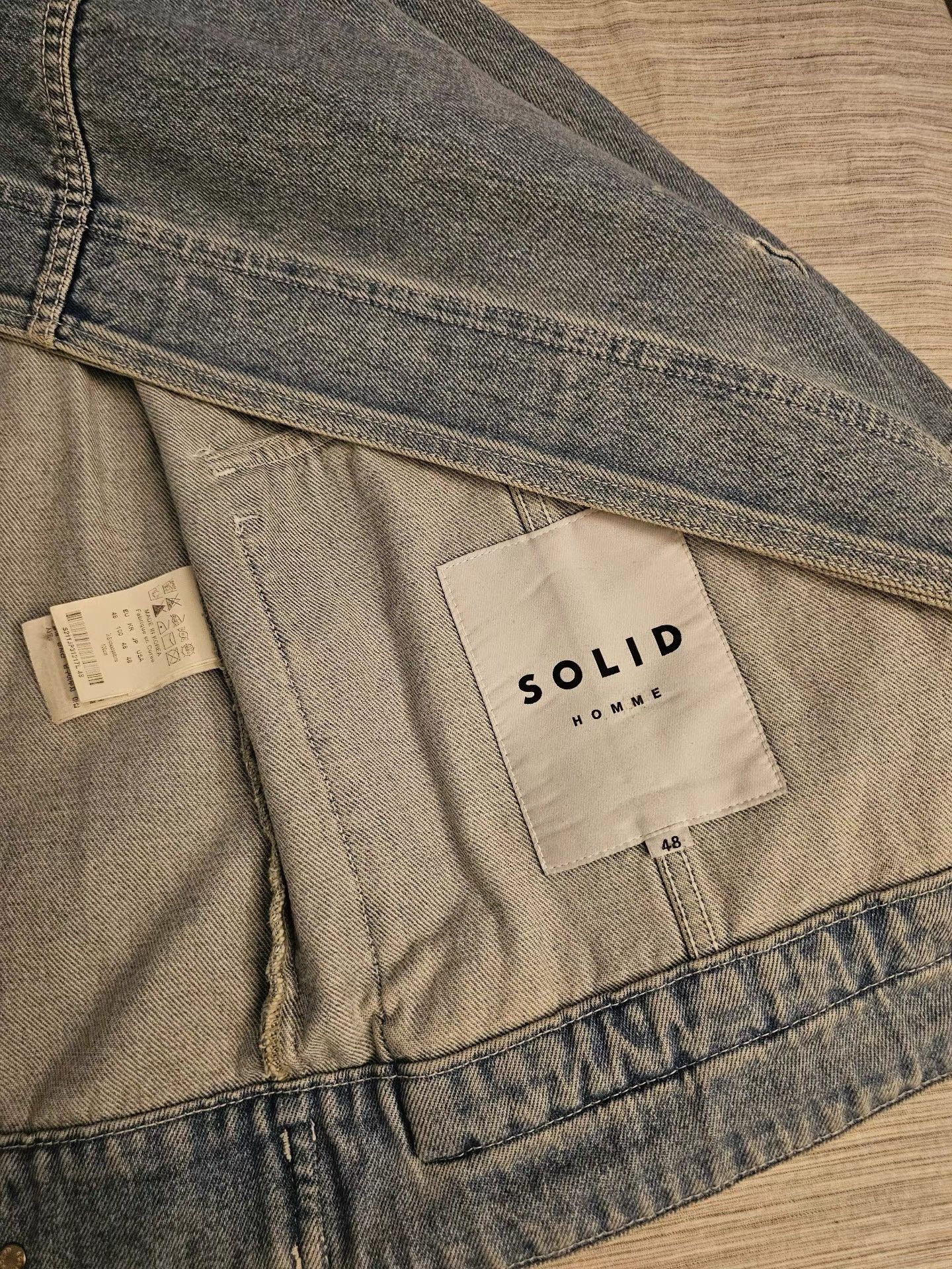 Solid Homme Solid homme Men's Denim Shirt Jacket K30 Size US M / EU 48-50 / 2 - 5 Thumbnail