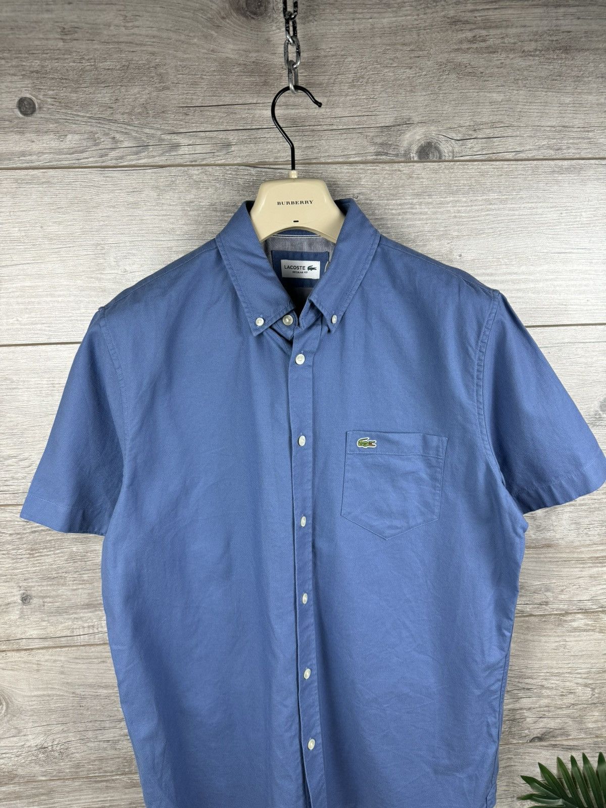 Lacoste × Vintage Lacoste Short-sleeved shirt 👔 Size L Size US L / EU 52-54 / 3 - 3 Thumbnail