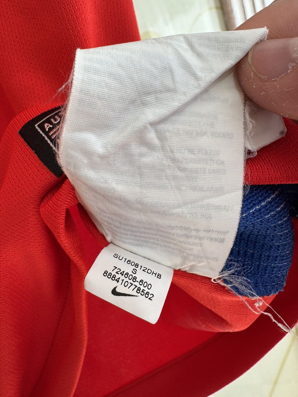 Nike England 2016-2017 Away Soccer Jersey Football Kit Shirt Size US S / EU 44-46 / 1 - 9 Thumbnail
