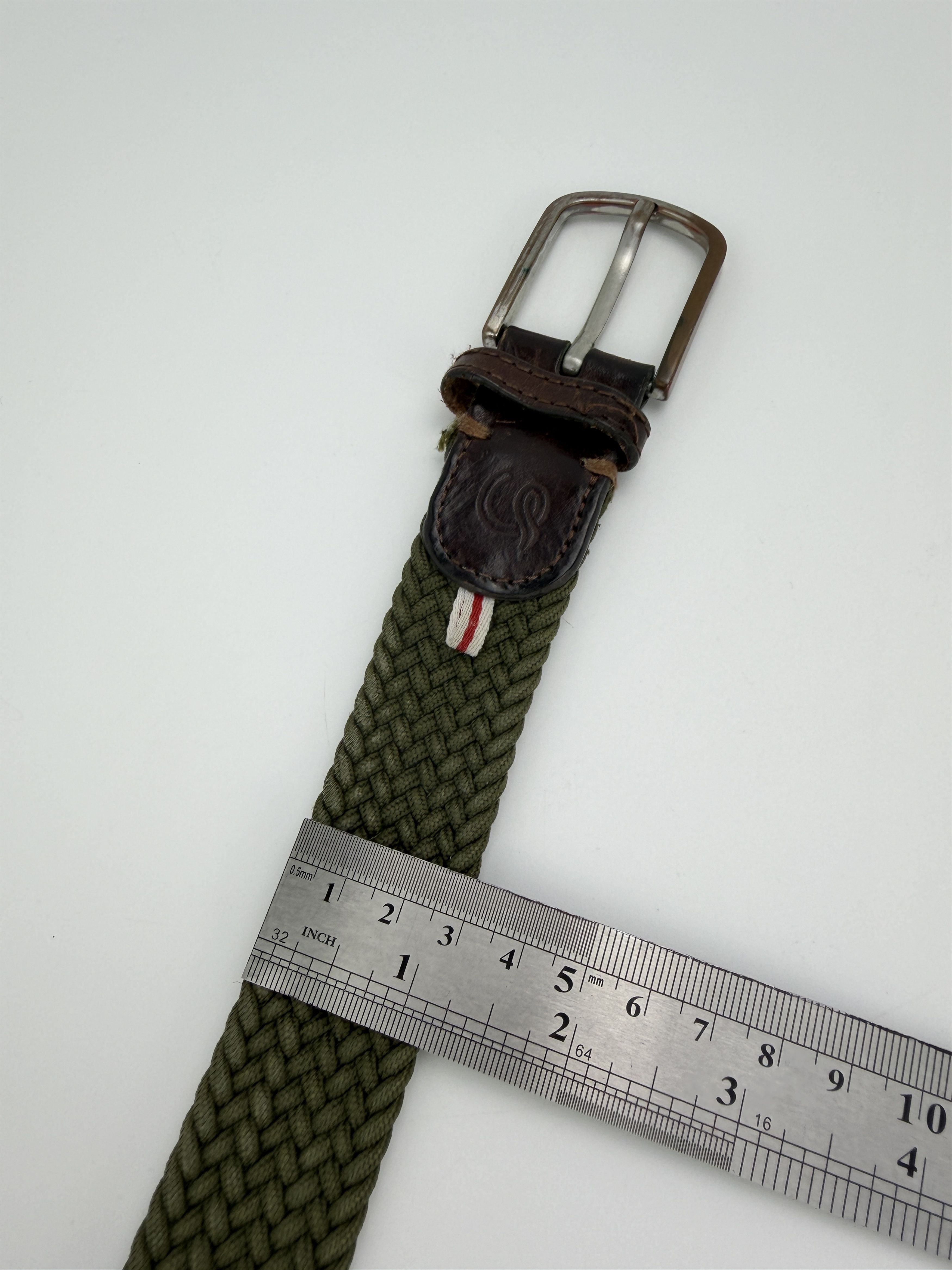 Vintage laboucle green mil style knitted belt Size ONE SIZE - 9 Thumbnail