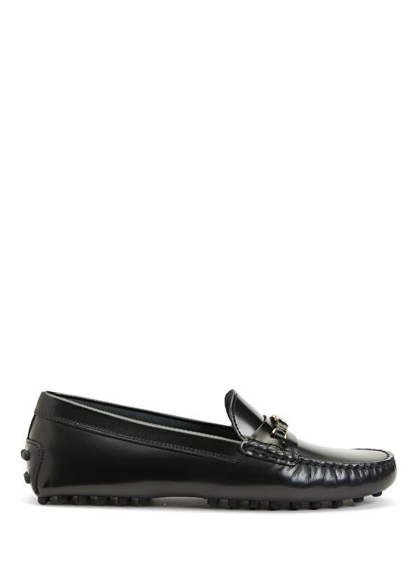 Tod's o1s22i1n1024 Leather Loafers in Black Size US 8 / IT 38 - 1 Thumbnail