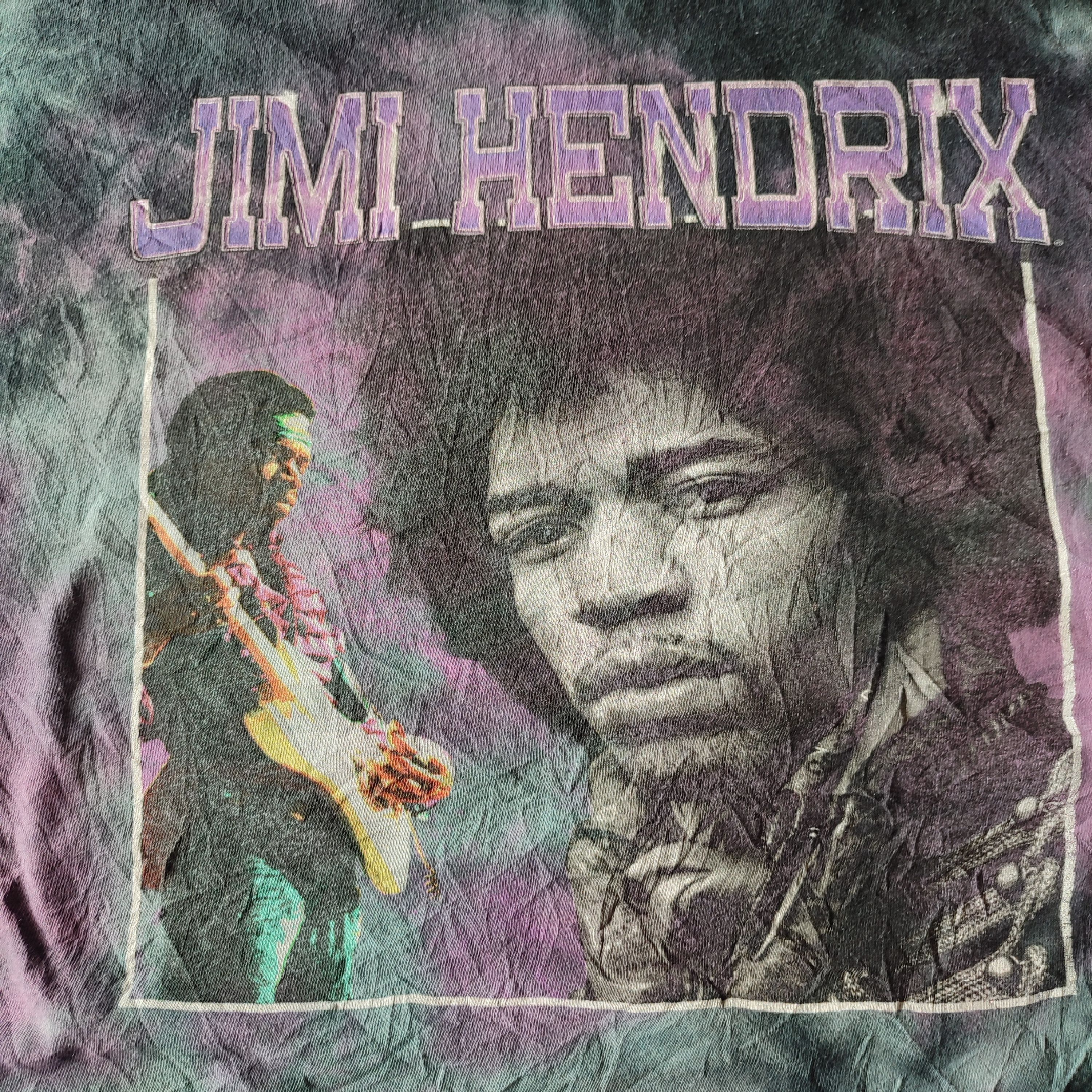 Band Tees × Jimi Hendrix × Vintage JIMI HENDRIX T SHIRT Size US XXL / EU 58 / 5 - 3 Thumbnail
