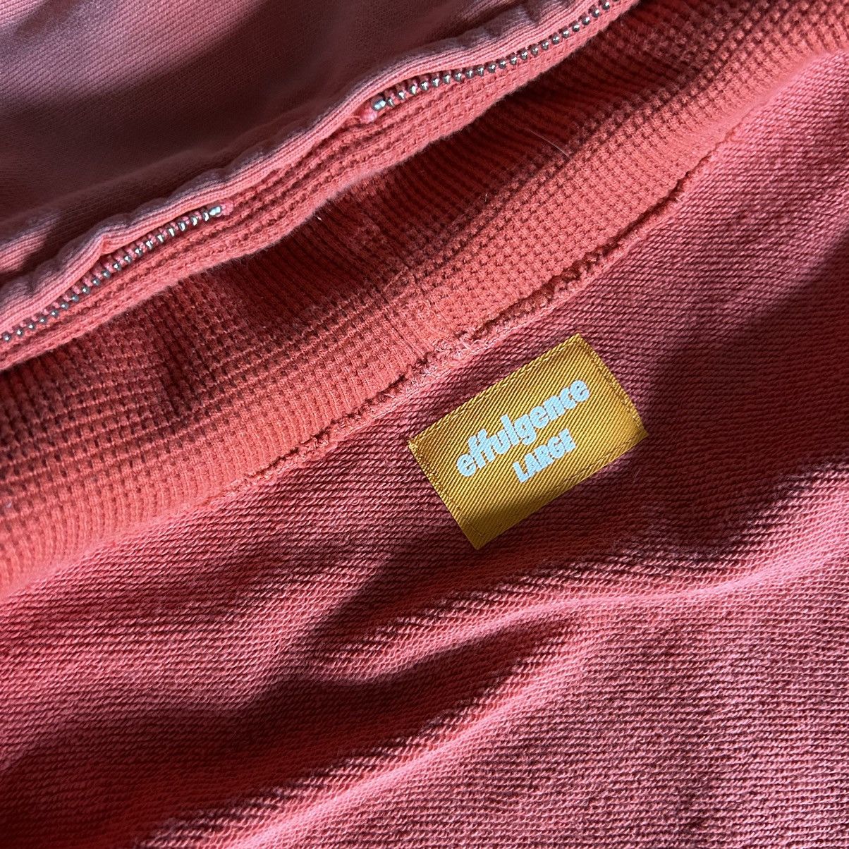 Effulgence PEACH SPLOOSH SUN FADED RiRi FULL ZiP WAFFLE LiNED HOODiE Size US L / EU 52-54 / 3 - 5 Thumbnail