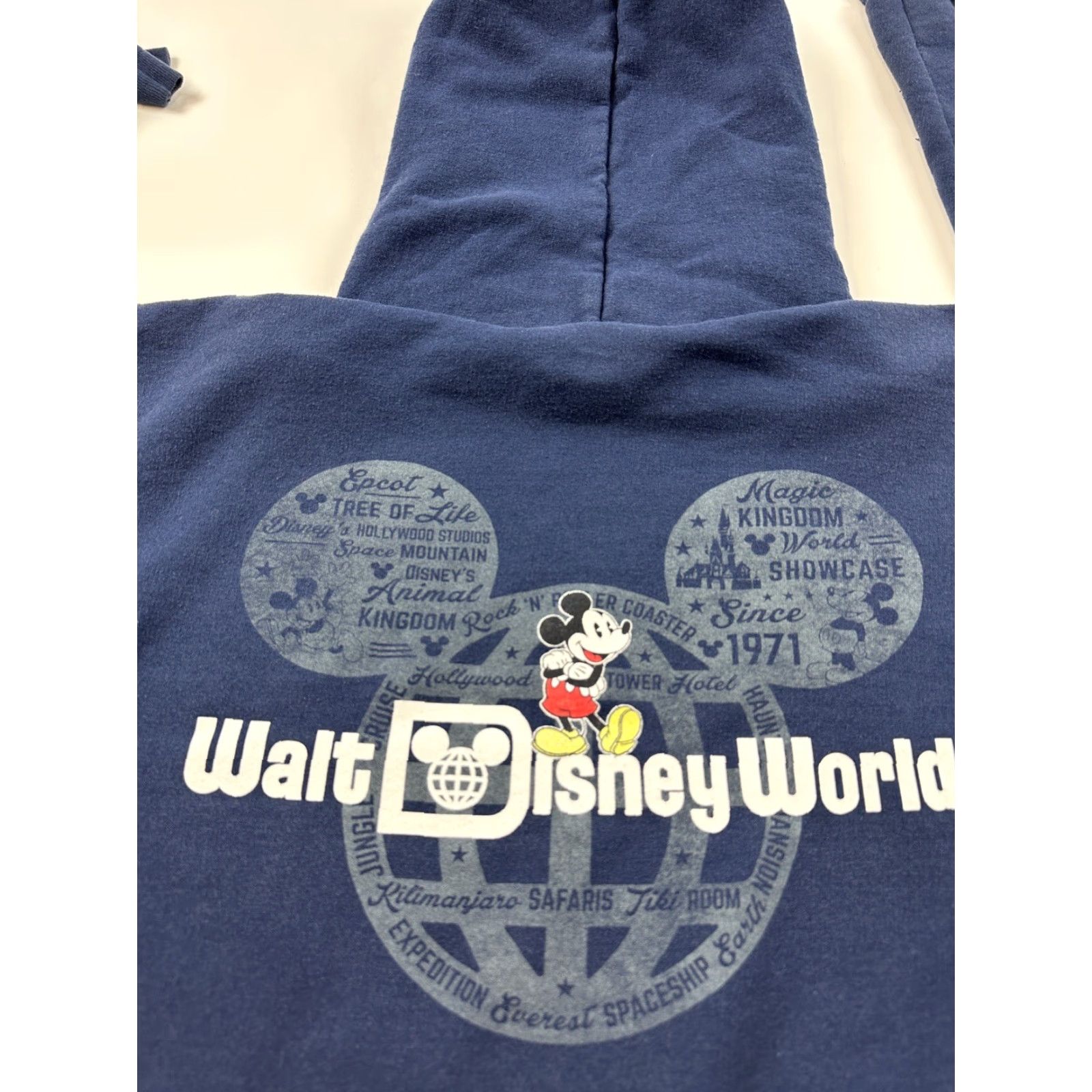 Disney Disney Hoodie Adult Small Blue Mickey Mouse Pullover Sweatshirt Size US S / EU 44-46 / 1 - 5 Thumbnail