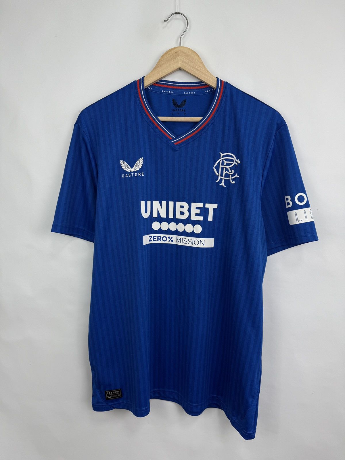 Castore 🏴󠁧󠁢󠁳󠁣󠁴󠁿 Y2K Castore Glasgow Rangers Jersey Blokecore Rare Hype Size US XL / EU 56 / 4 - 3 Thumbnail