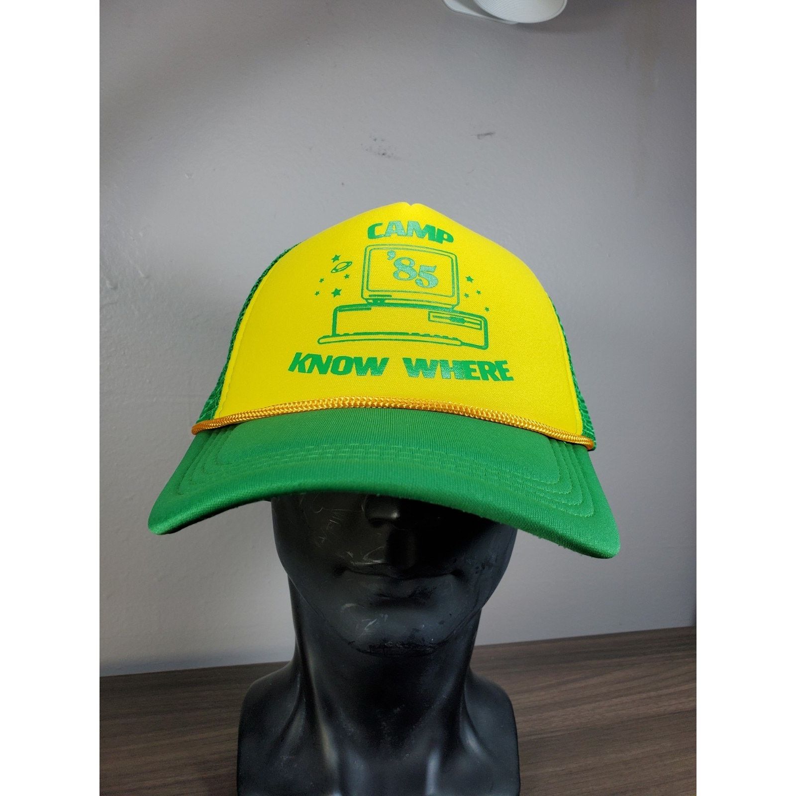 Other Camp Know Where Trucker Hat Snapback Cap Stranger Things TV Size ONE SIZE - 5 Thumbnail
