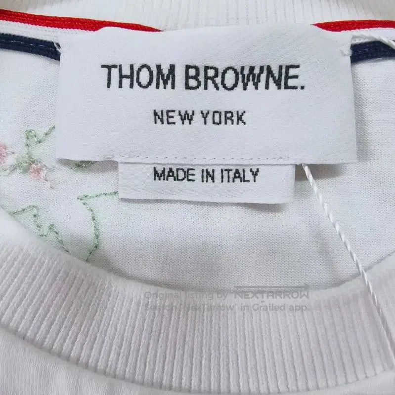 Thom Browne Thom Browne Women's White Cotton T-Shirt . Size XL / US 12-14 / IT 48-50 - 3 Thumbnail