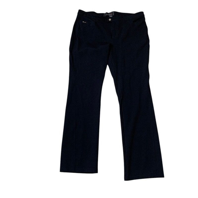 Ralph Lauren Ralph Lauren Women's Large Casual Pants Black 4 Way Stretch Size 36" / US 14 / IT 50 - 1 Thumbnail