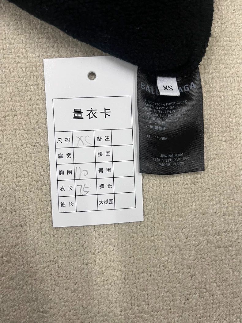 Balenciaga Balenciaga Blurred mosaic logo hooded sweatshirt 2504-Nexta Size US XS / EU 42 / 0 - 4 Thumbnail