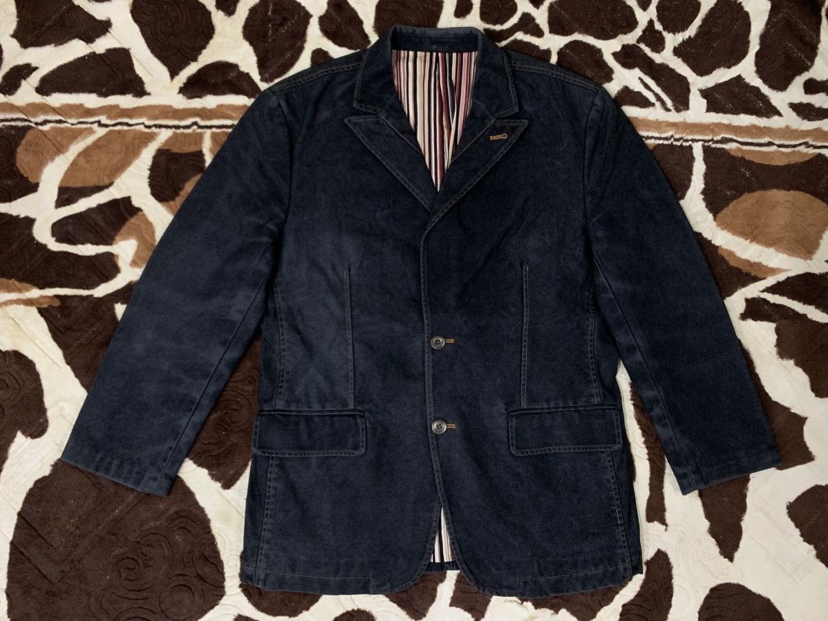 Japanese Brand LAST DROP#Emboli Denim Blazer Size 40R - 1 Thumbnail