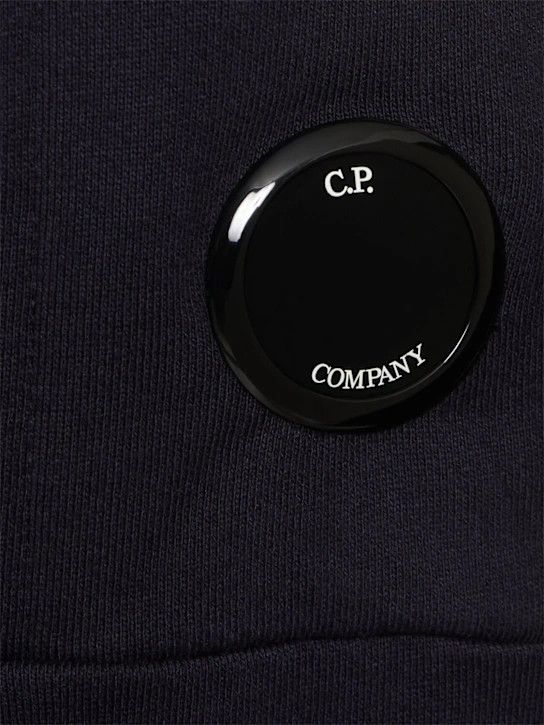 C.P. Company o1lsvrm0425 Raised Fleece Hooded Sweatshirt in Total Eclipse Size US XL / EU 56 / 4 - 5 Thumbnail