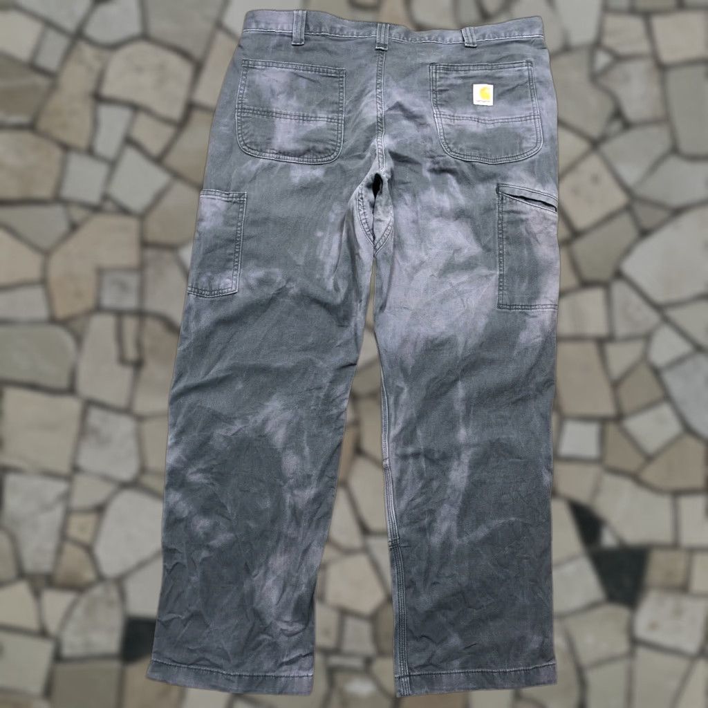 Carhartt Carhartt Pants Carpenter Relaxed 5-Pocket Canvas Tie Dye Gray 38x30 Mens Size US 38 / EU 54 - 1 Thumbnail