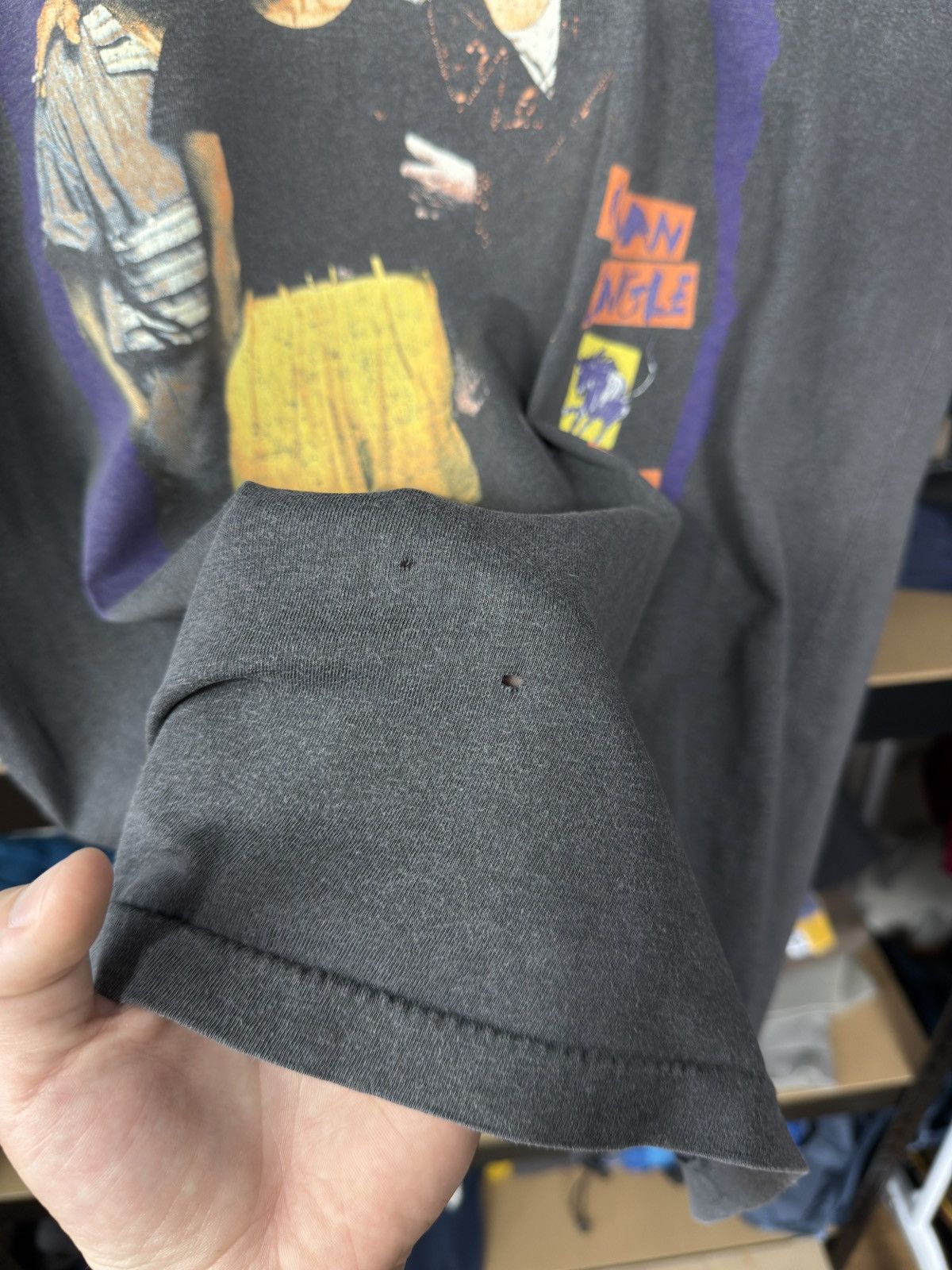 Band Tees × The Rolling Stones × Vintage VTG The Rolling Stone 1990 Urban Jungle Europe Tour T-Shirt Size US L / EU 52-54 / 3 - 4 Thumbnail