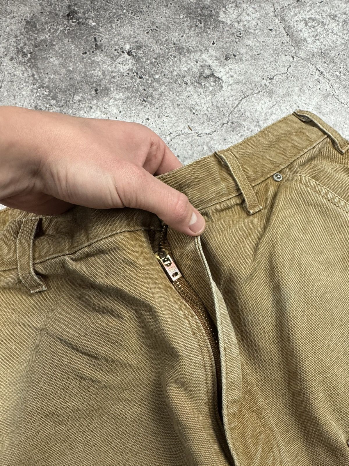Carhartt 🟤Crazy Baggy Vintage Carhartt Double knee pants WorkWear🟤 Size US 36 / EU 52 - 19 Thumbnail