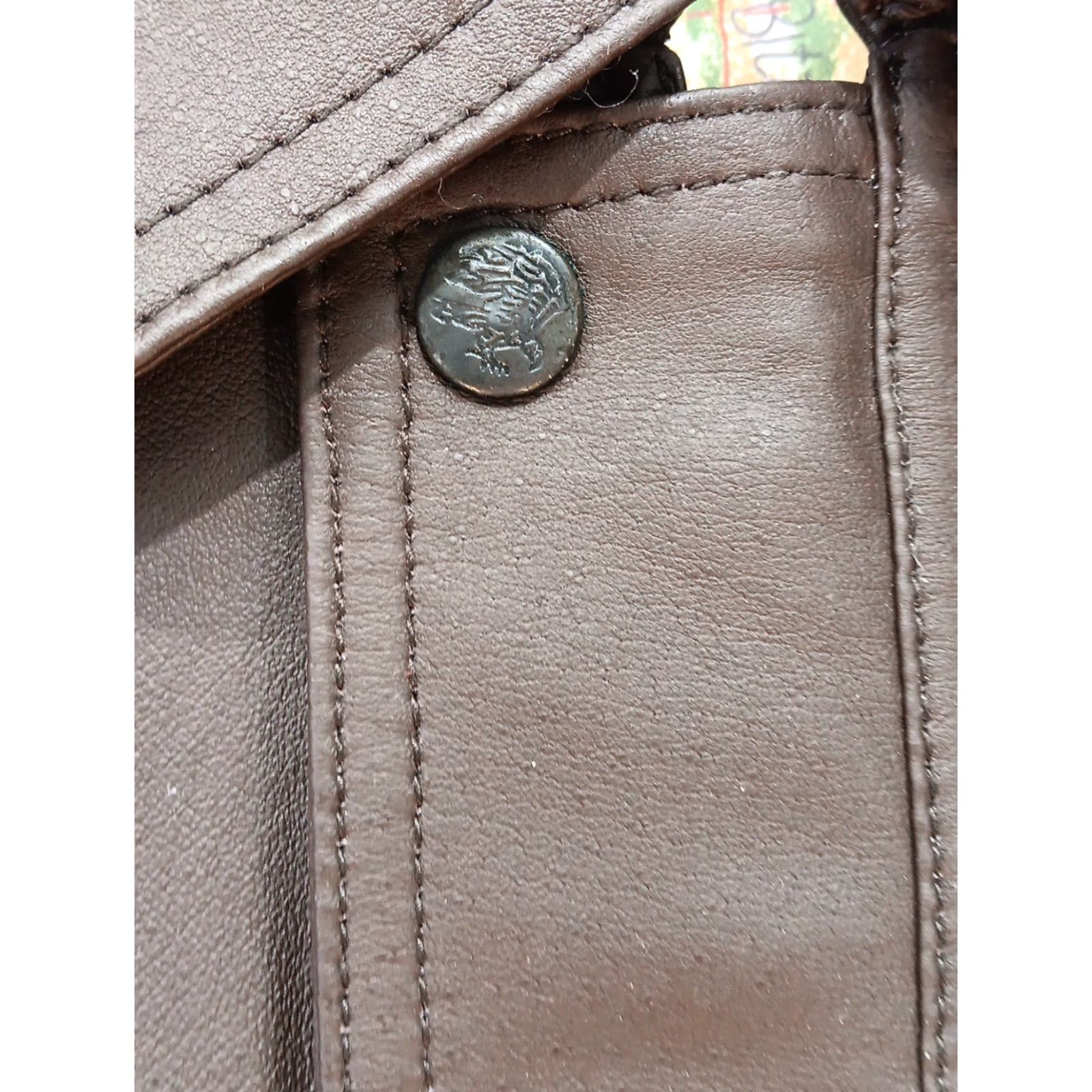 Vintage VINTAGE North American Hunting Club Life Member Brown Leather Jacket Men 2XL Bomber Coat Full Zip Embroidered Size US XXL / EU 58 / 5 - 6 Thumbnail