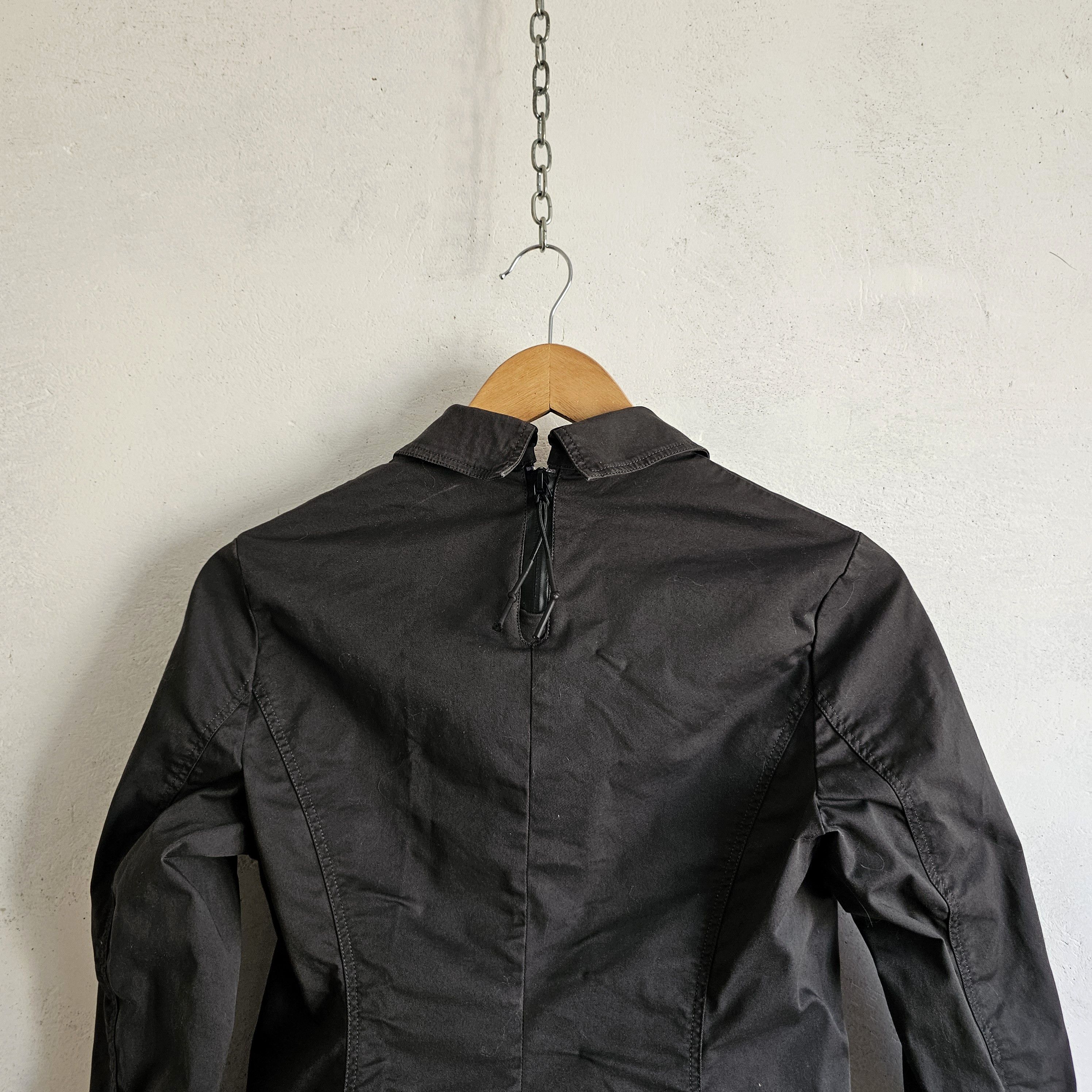 Rundholz Rundhulz black linen cardigan blazer jacket Size XS / US 0-2 / IT 36-38 - 4 Thumbnail
