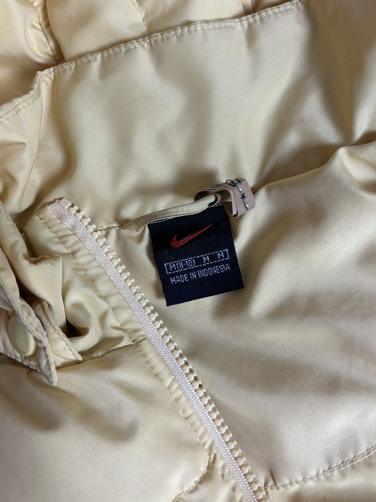 Nike Nike Vintage Down Puffer Jacket Big Swoosh Logo Y2K 90s Dril Size US S / EU 44-46 / 1 - 13 Thumbnail